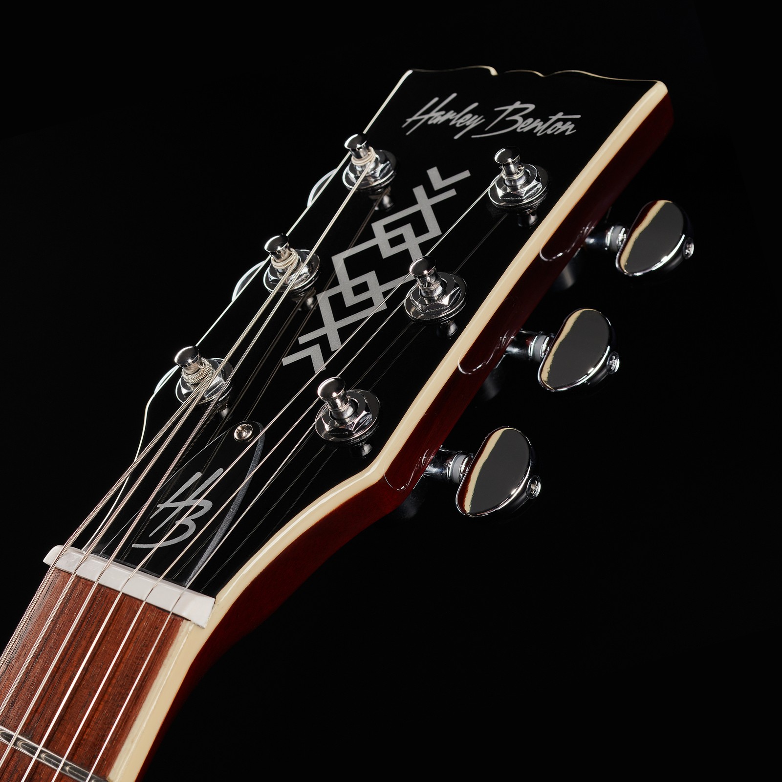 Harley Benton SC-Custom III Lemon Flame Kopfplatte