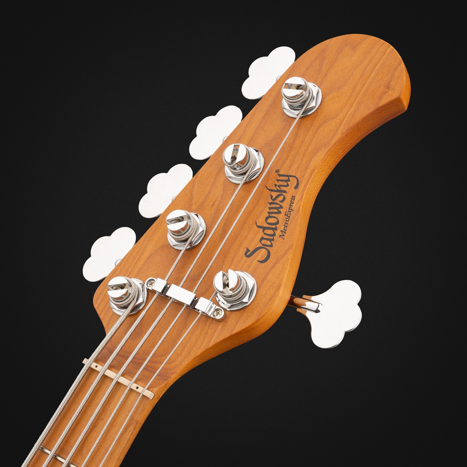 Sadowsky MetroExp 21 Hyb PJ 5 RM CH, five-string bass, headstock