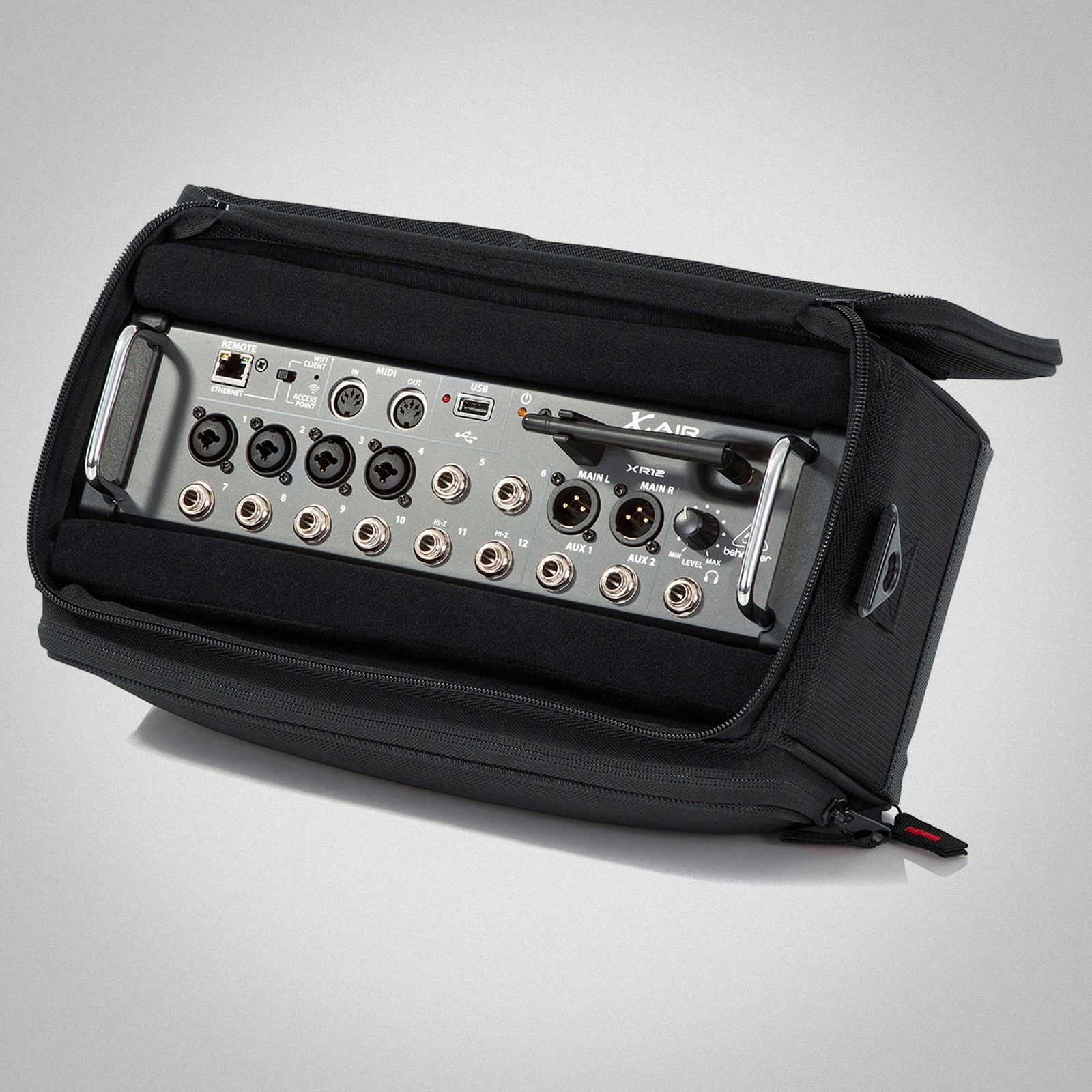 Gator G-Mixerbag-1306, Transporttasche mit Zubehörfach offen