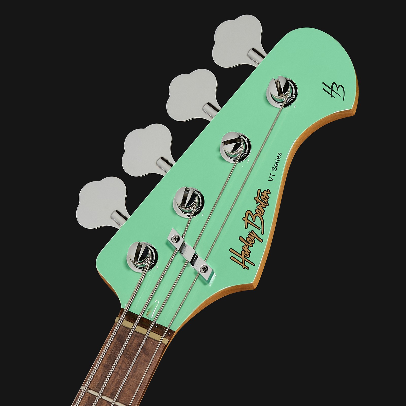 Harley Benton JB-62CC Seafoam Green Matched Kopfplatte