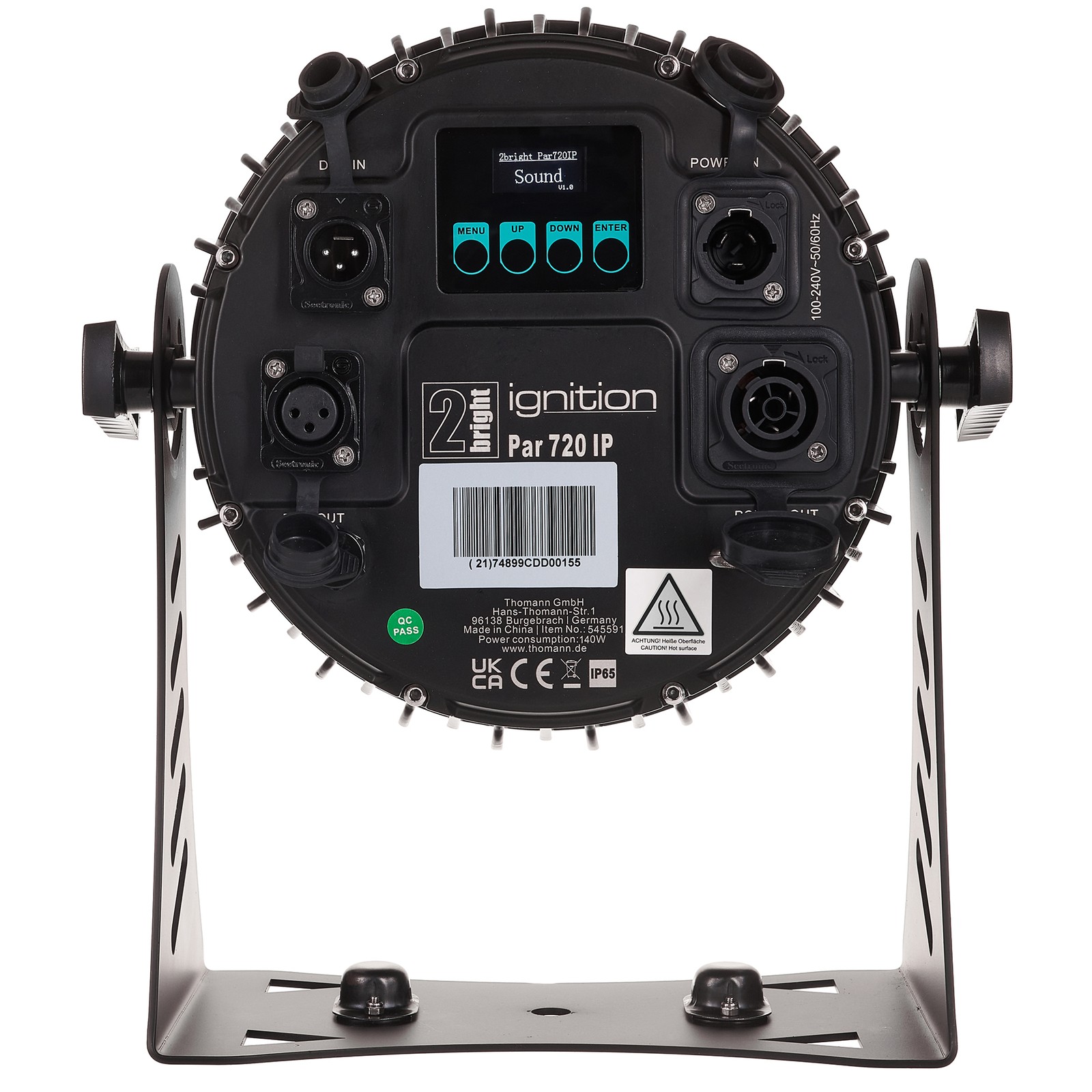 Ignition 2bright Par 720 IP – Rückseite