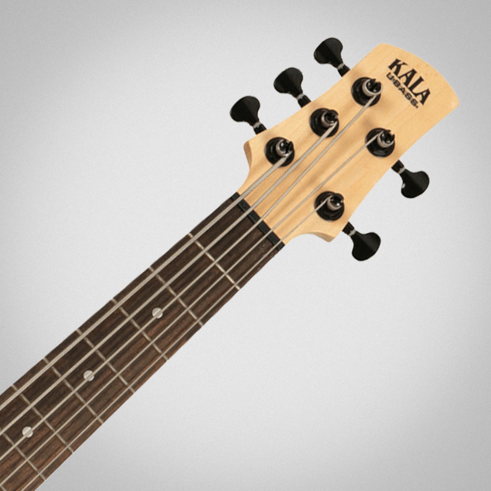 Kala U-Bass Solid Body 5-String JBK, Kopfplatte mit Logo
