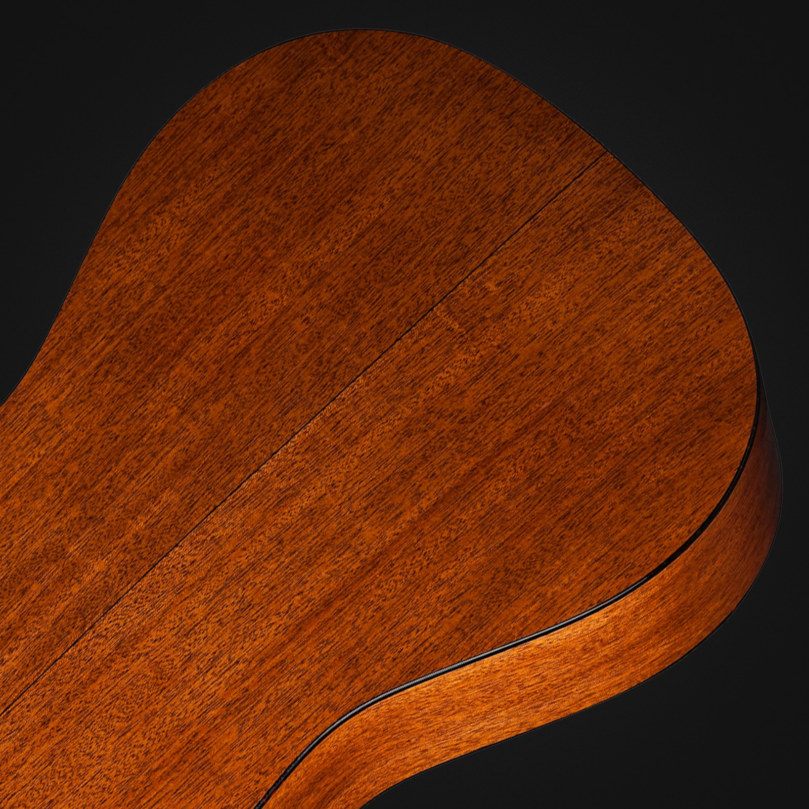 Rückseite der Martin Guitars D18 Ambertone LH