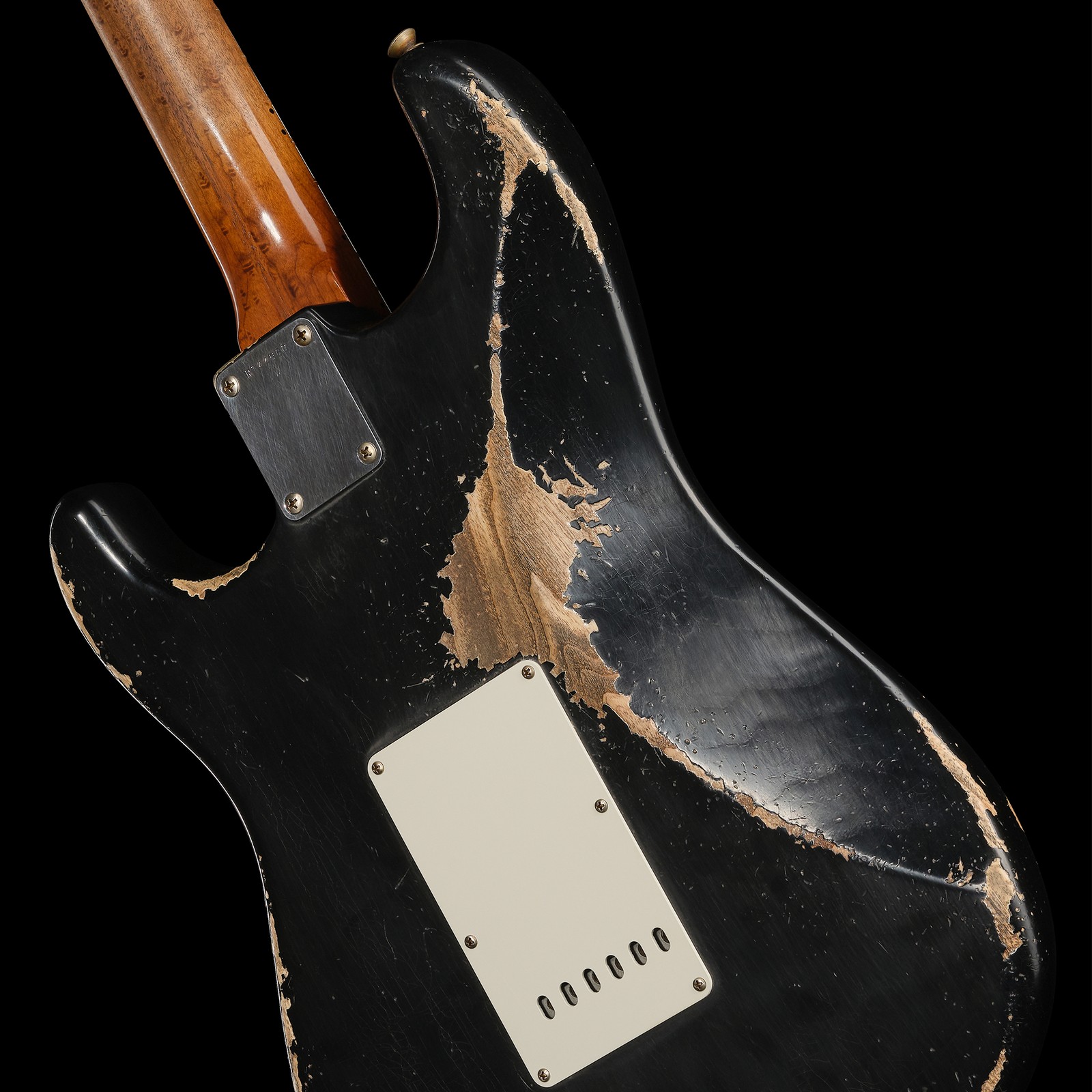 Rückseite der Fender 50s Strat BKoVBL Relic MBAH