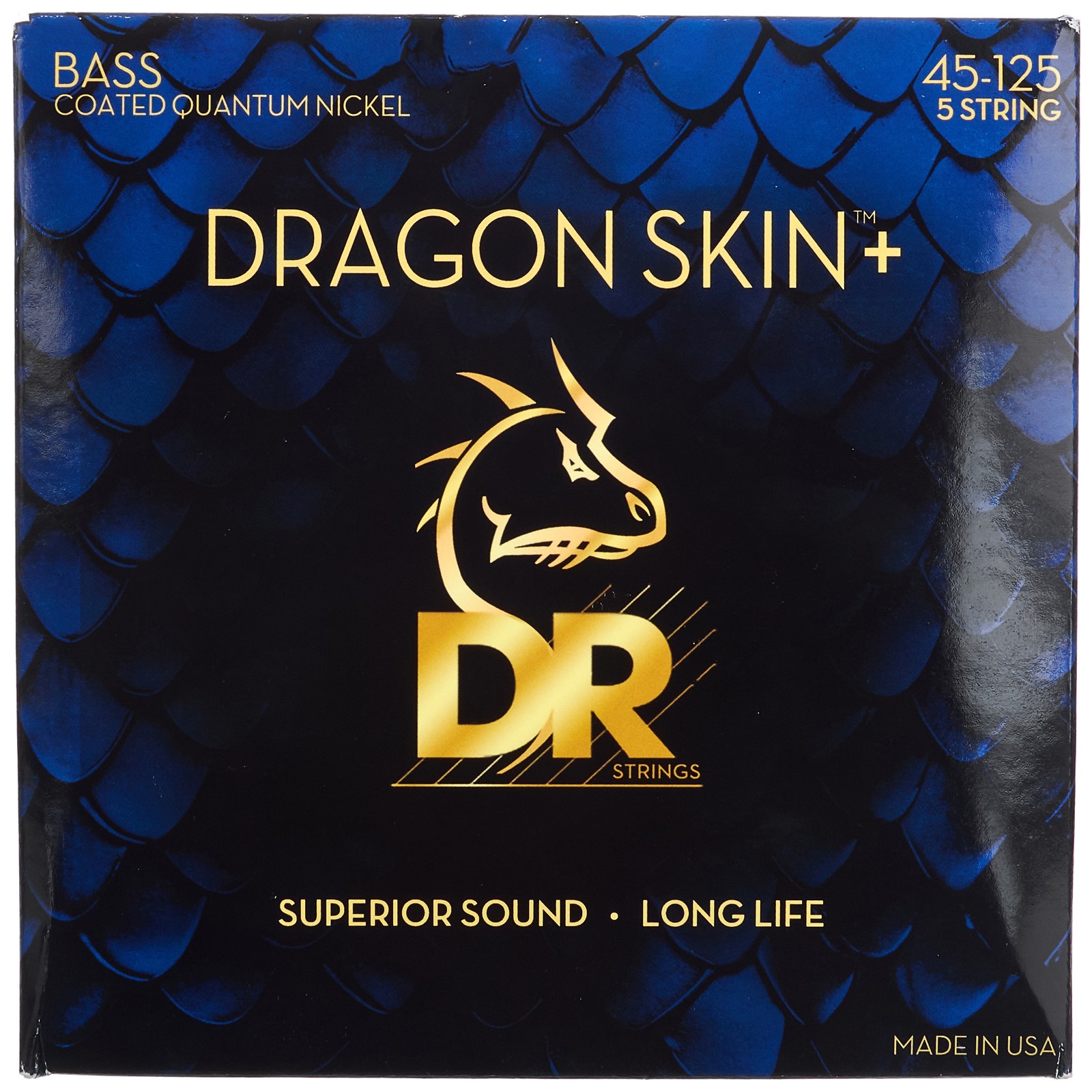 DR Strings Dragon Skin+ DBQ5-45 Coated
