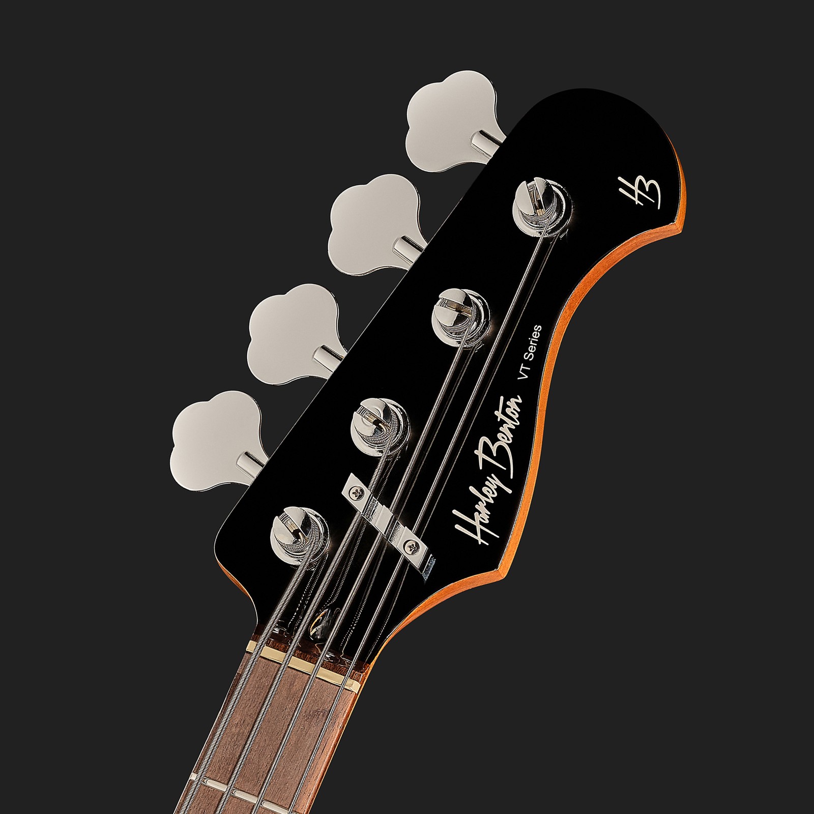 Kopfplatte des Harley Benton PB-62CC Black