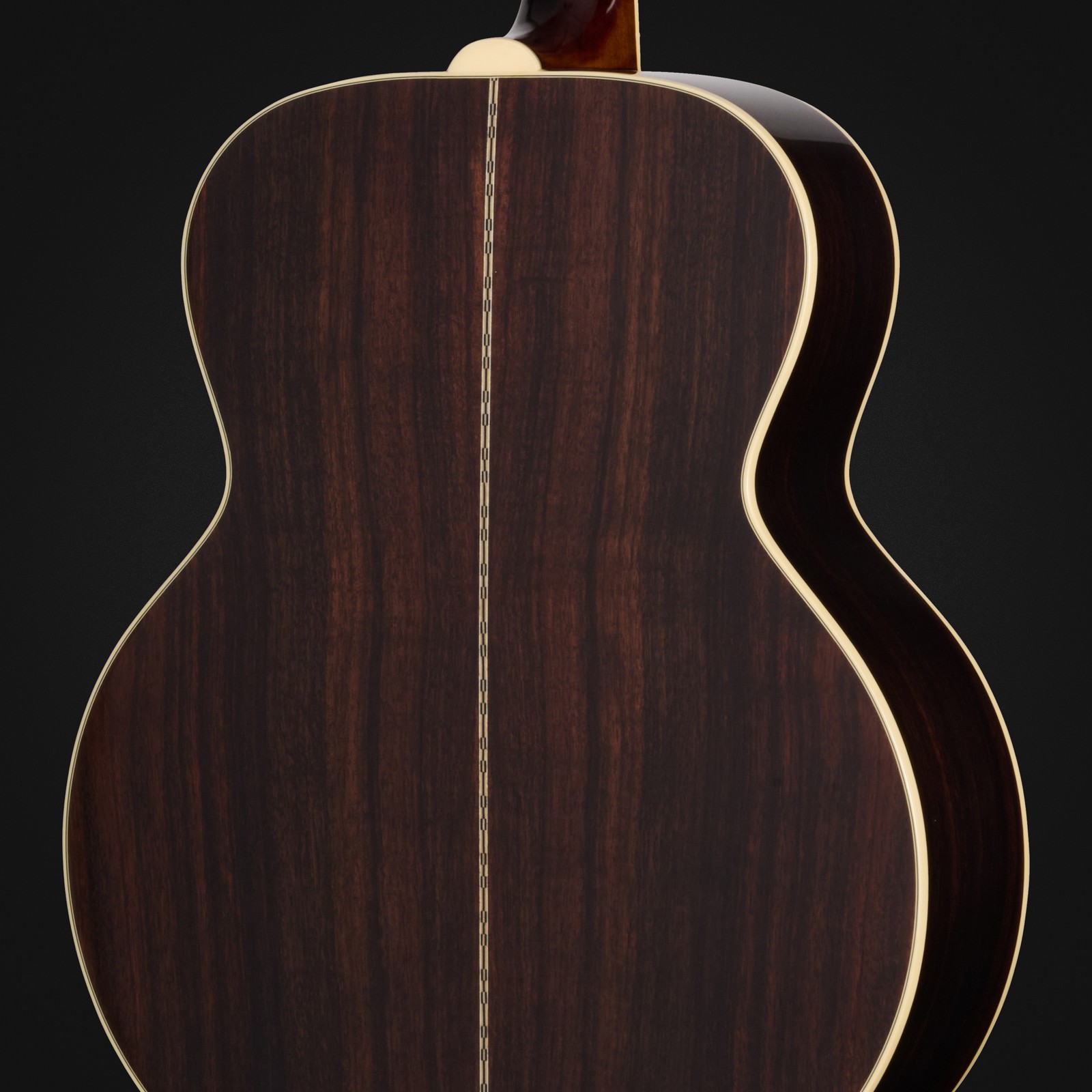 Rückseite der Epiphone Pre-War SJ-200 RW Rei. VS IBC