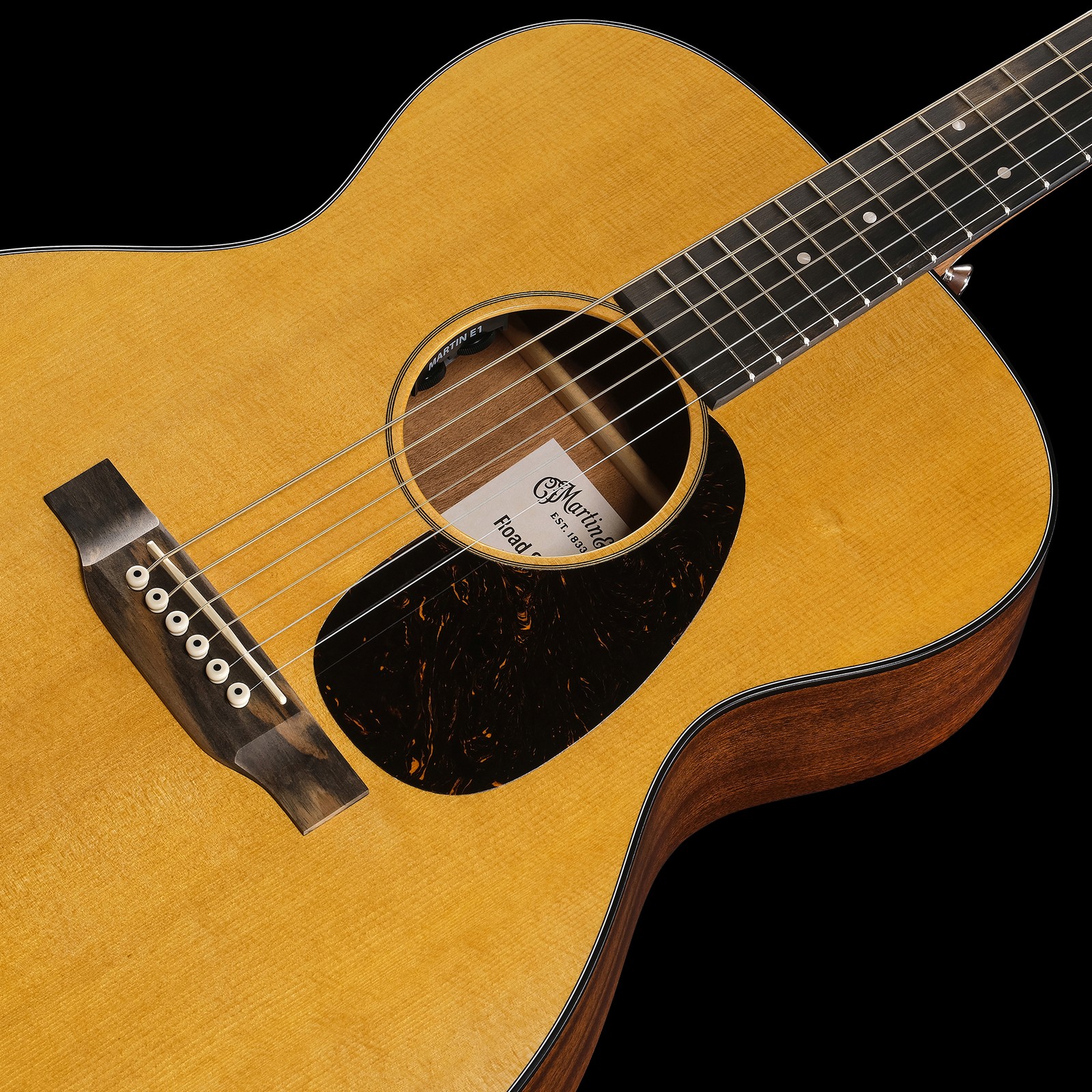 Martin Guitar 000-10E Retro Nat, Fichtendecke der Westerngitarre