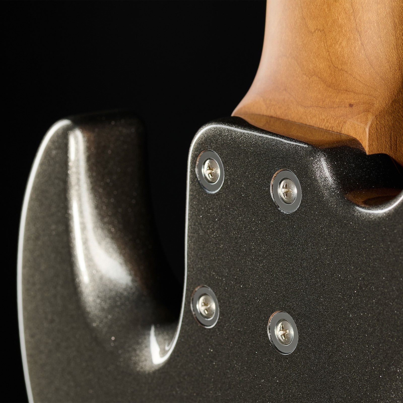 Sadowsky MetroExpress 21 Vintage JJ5 RM Silver Sparkle, five-string bass guitar, rear view