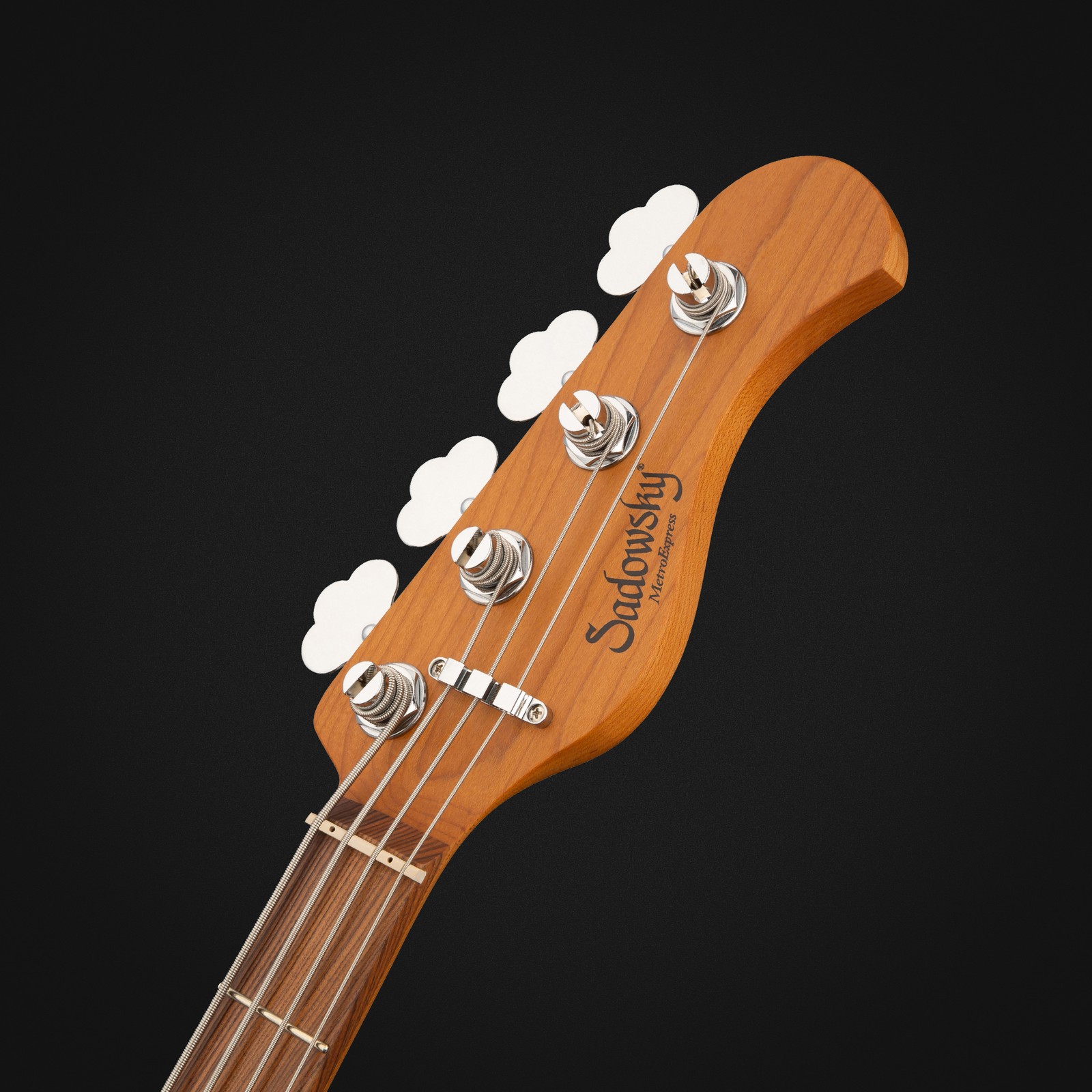 Kopfplatte der Sadowsky MetroExp21 Vint MJ4 Morado SIL