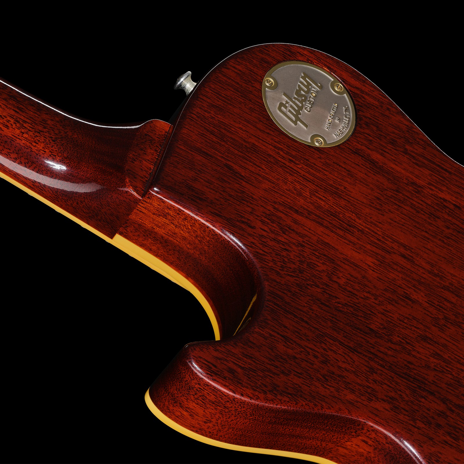 Halsübergang der Gibson 59 LP Standard HPT Amber Burst