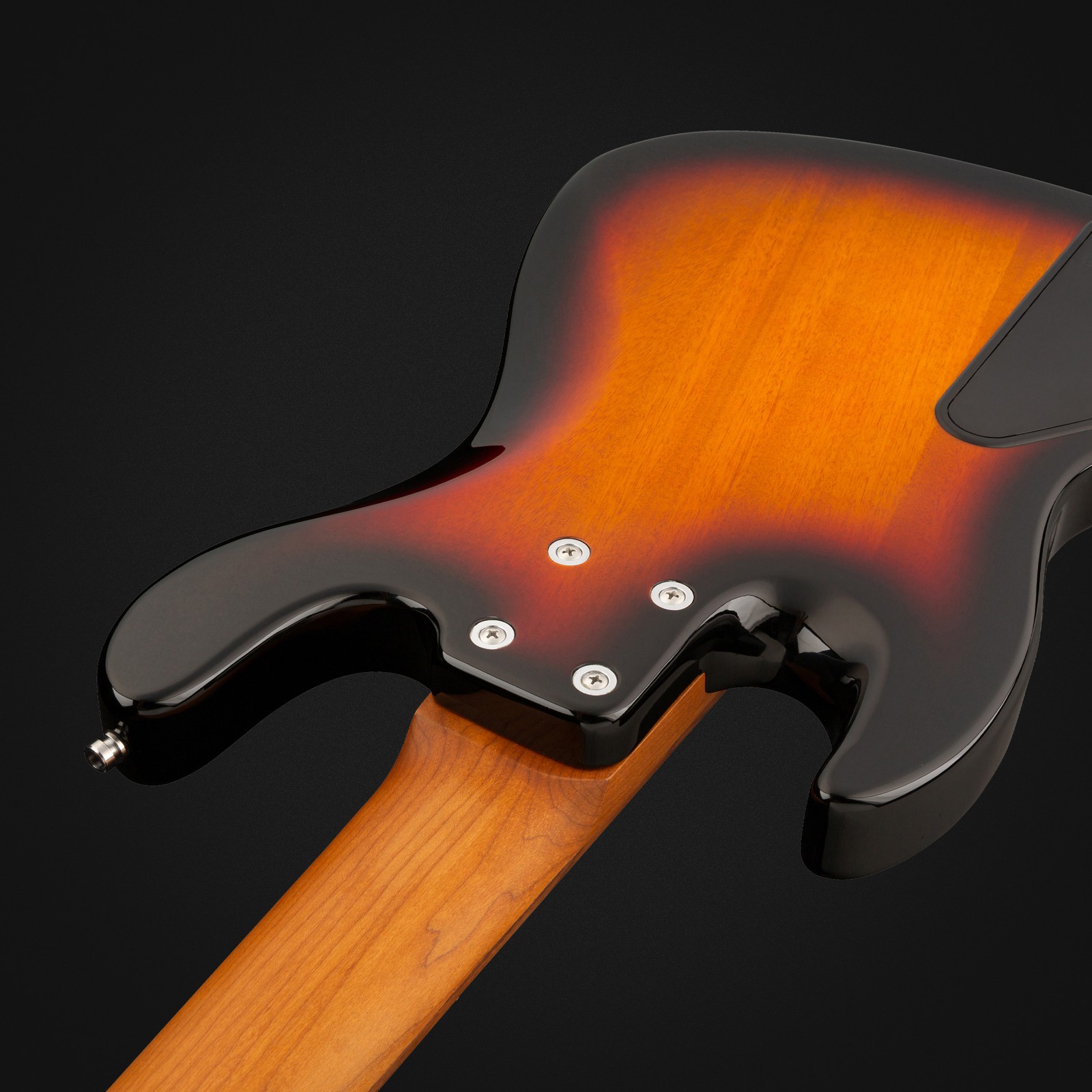 Sadowsky MetroExpress 21 Vintage JJ5 Morado Tobacco Sunburst, five-string bass, rear view