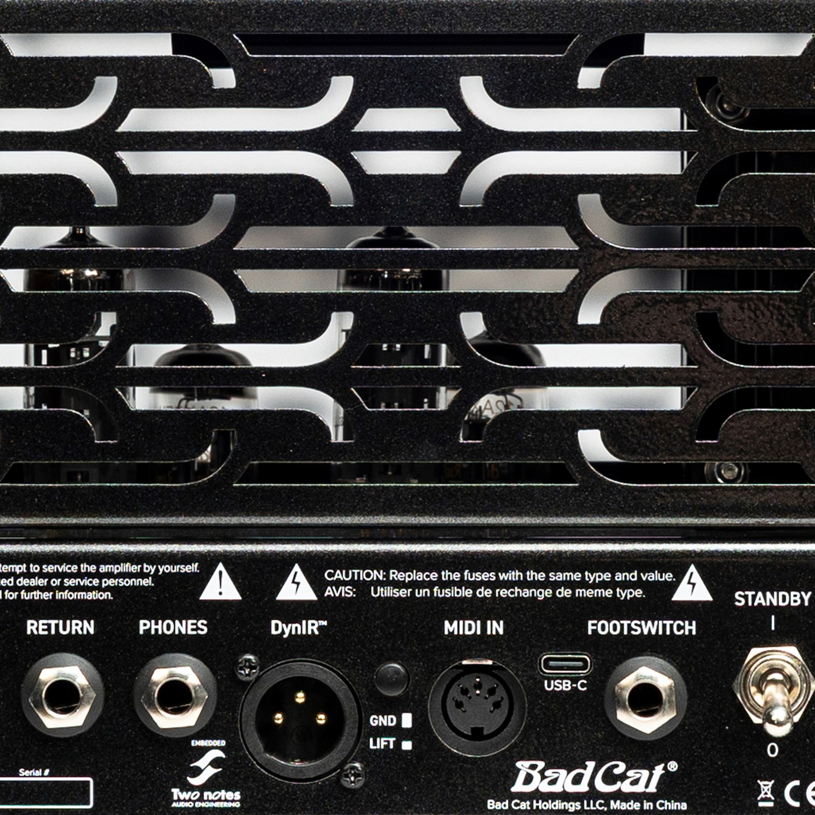 Rückseite des Bad Cat Ocelot Lunchbox Head