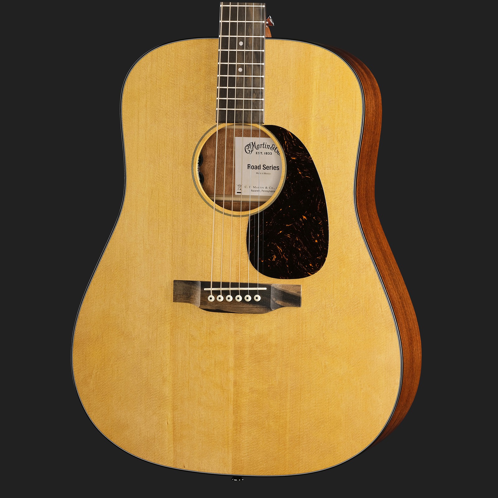 Martin Guitar D-10E Retro Nat, Decke