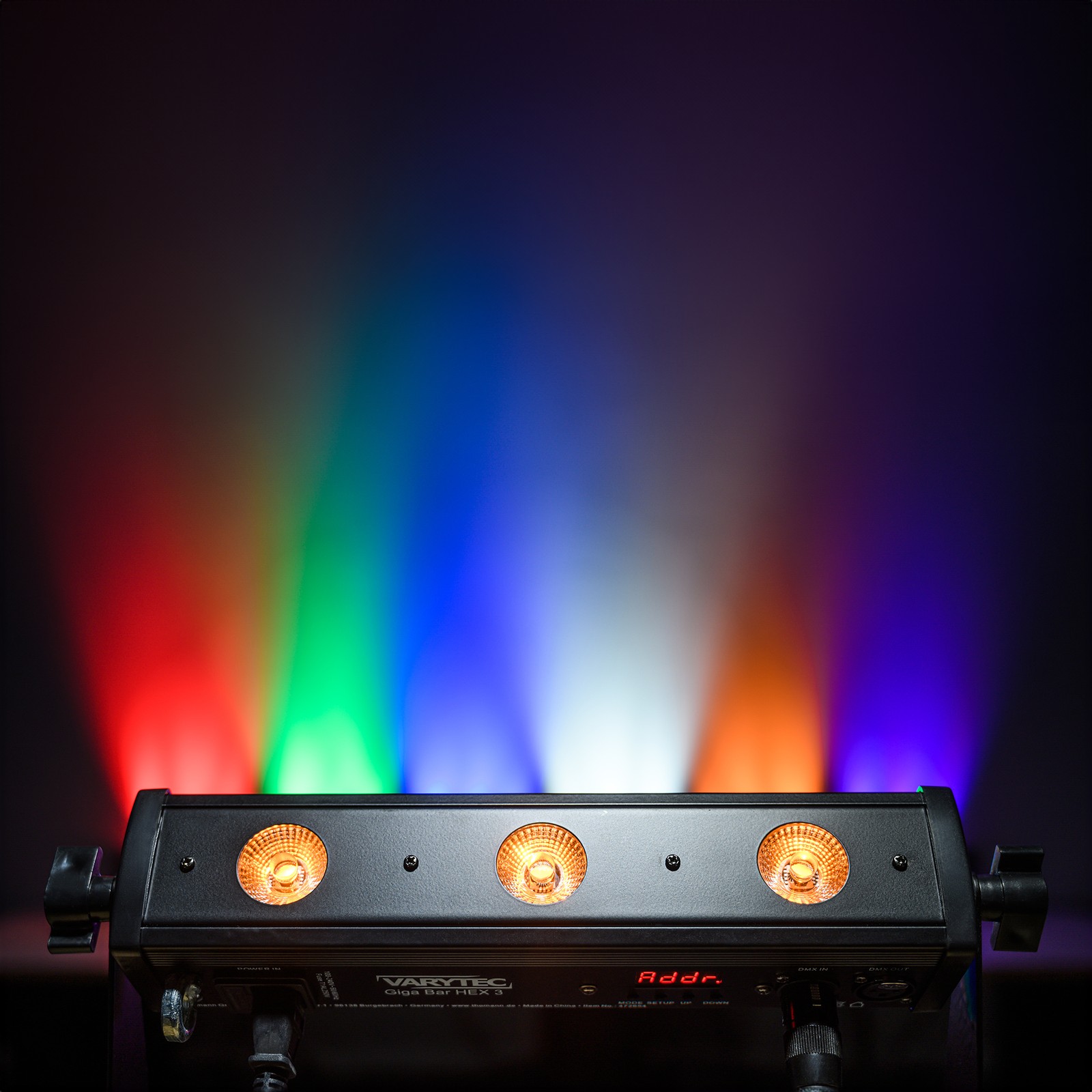 Varytec Giga Bar HEX 3, Lichtbeispiel