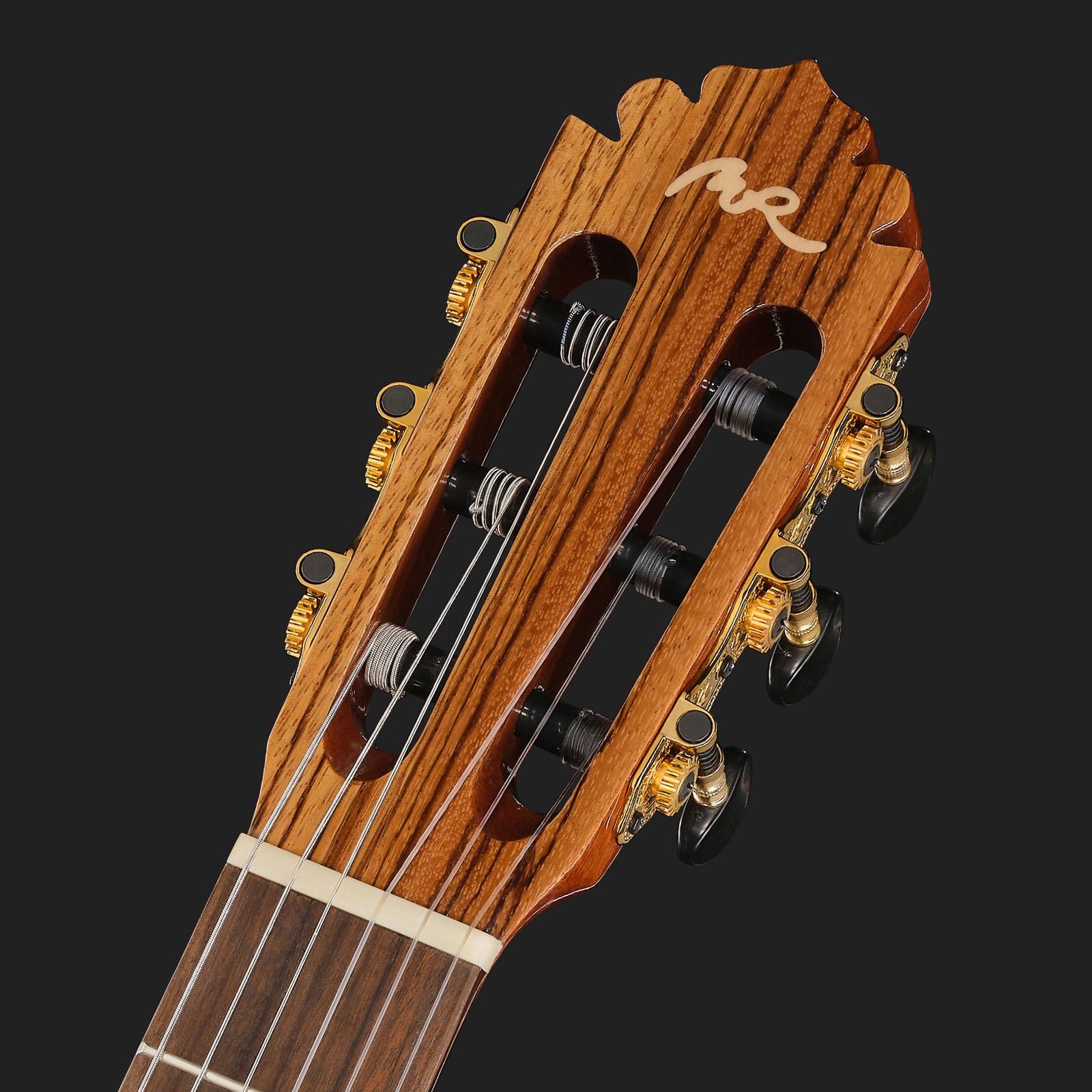 Konzertgitarre Kopfplatte