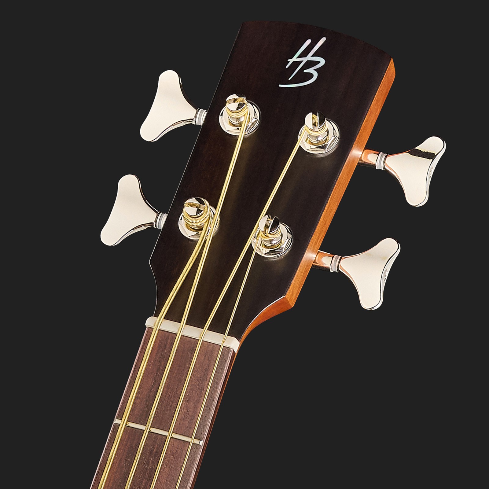 Kopfplatte der Harley Benton CLB-70SRE SBK