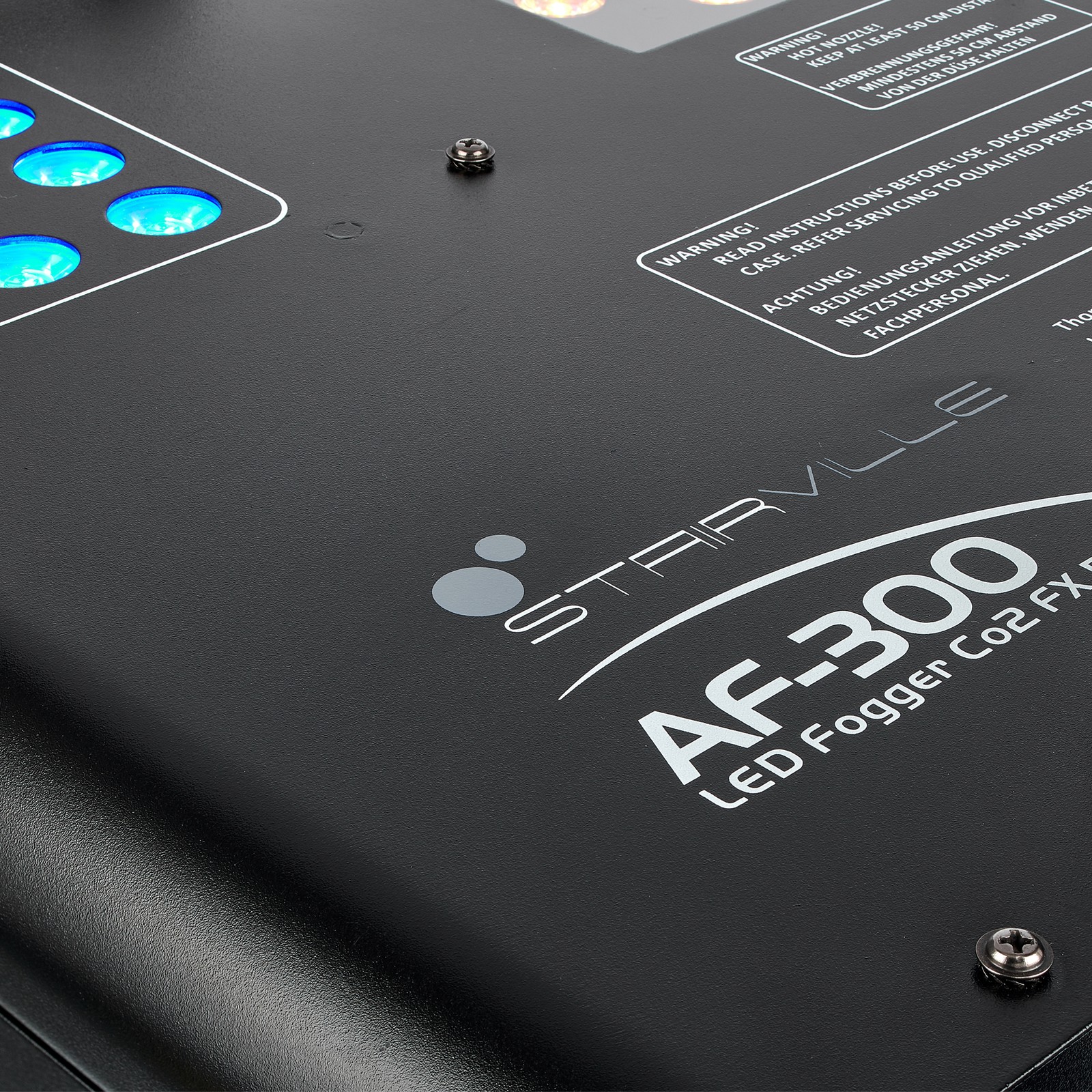 Vertikalnebelmaschine mit LED-Beleuchtung von Stairville