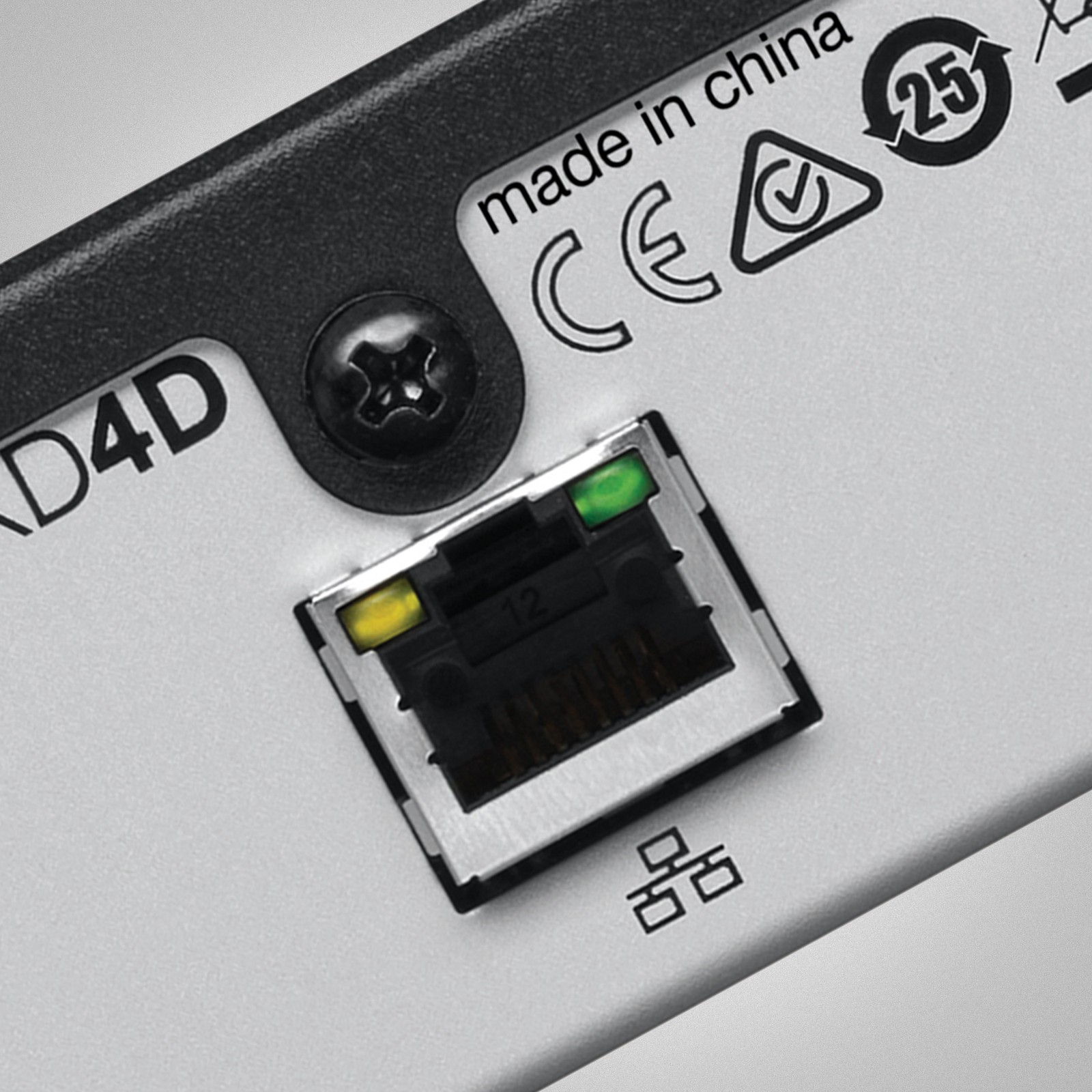 Shure SLXD4DE L56, Detail Rückseite