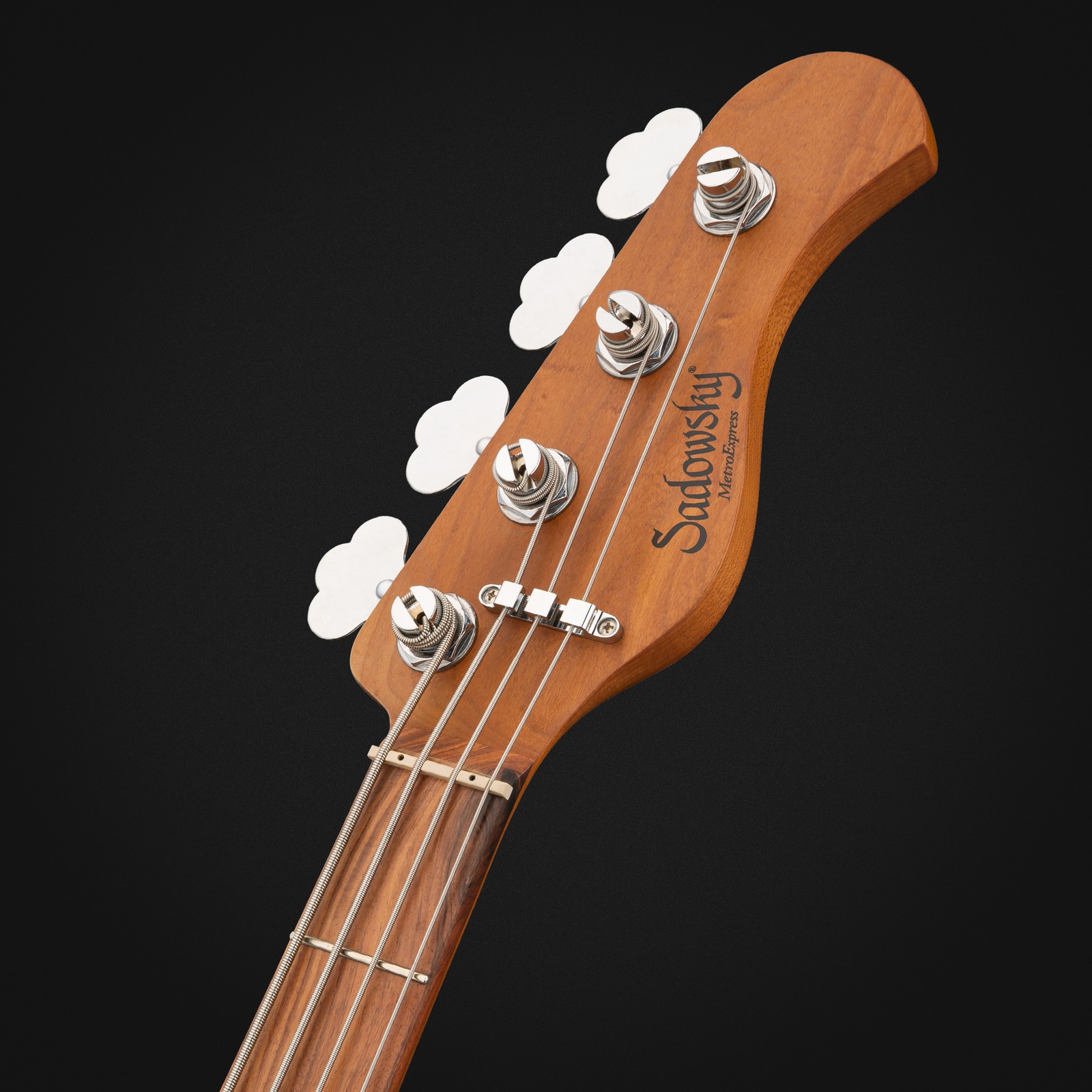 Headstock, Sadowsky MetroExpress 24 Modern 4 Morado Champagne, bass guitar