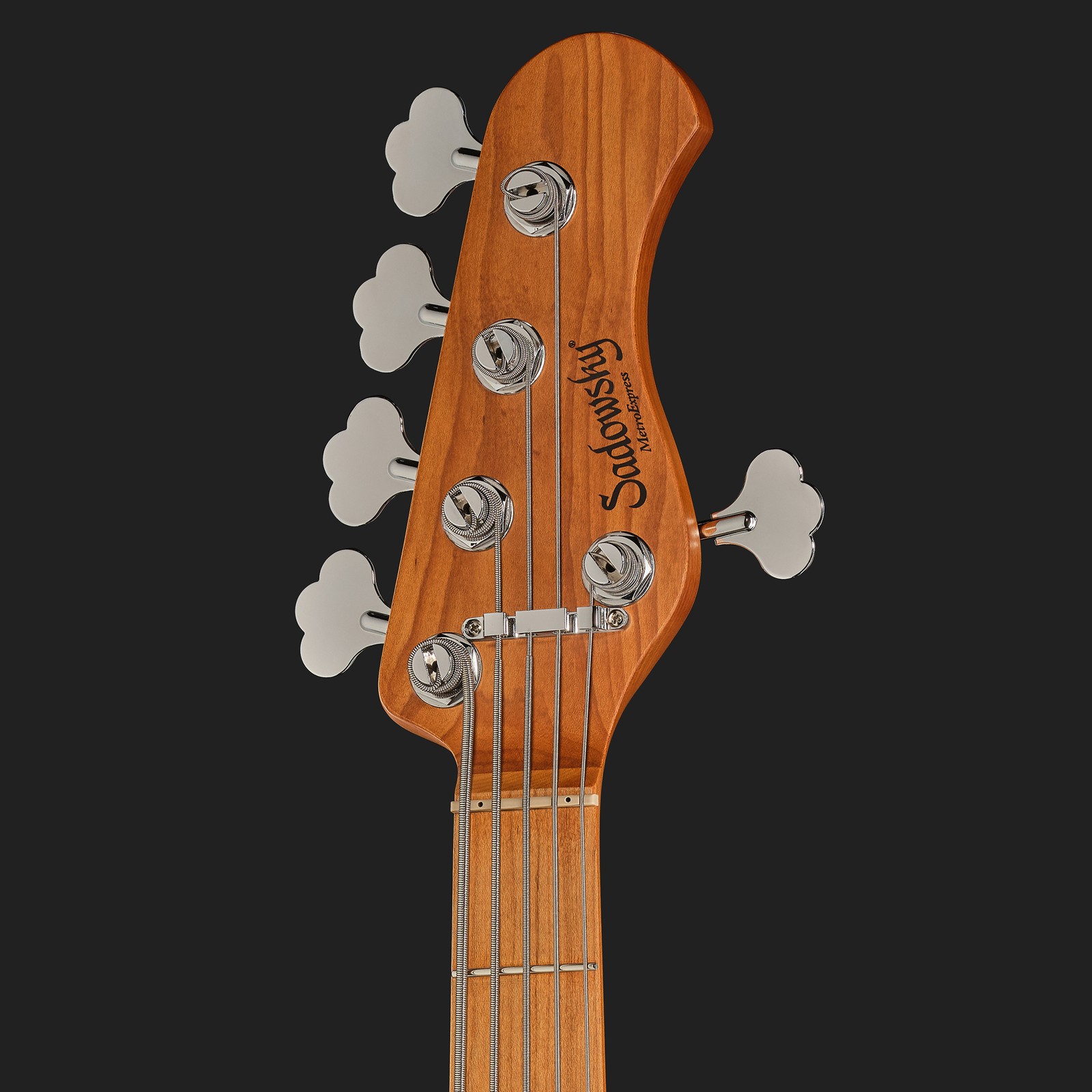 Sadowsky MetroExpress 21-5 Vintage MA OW, five-string bass guitar, headstock