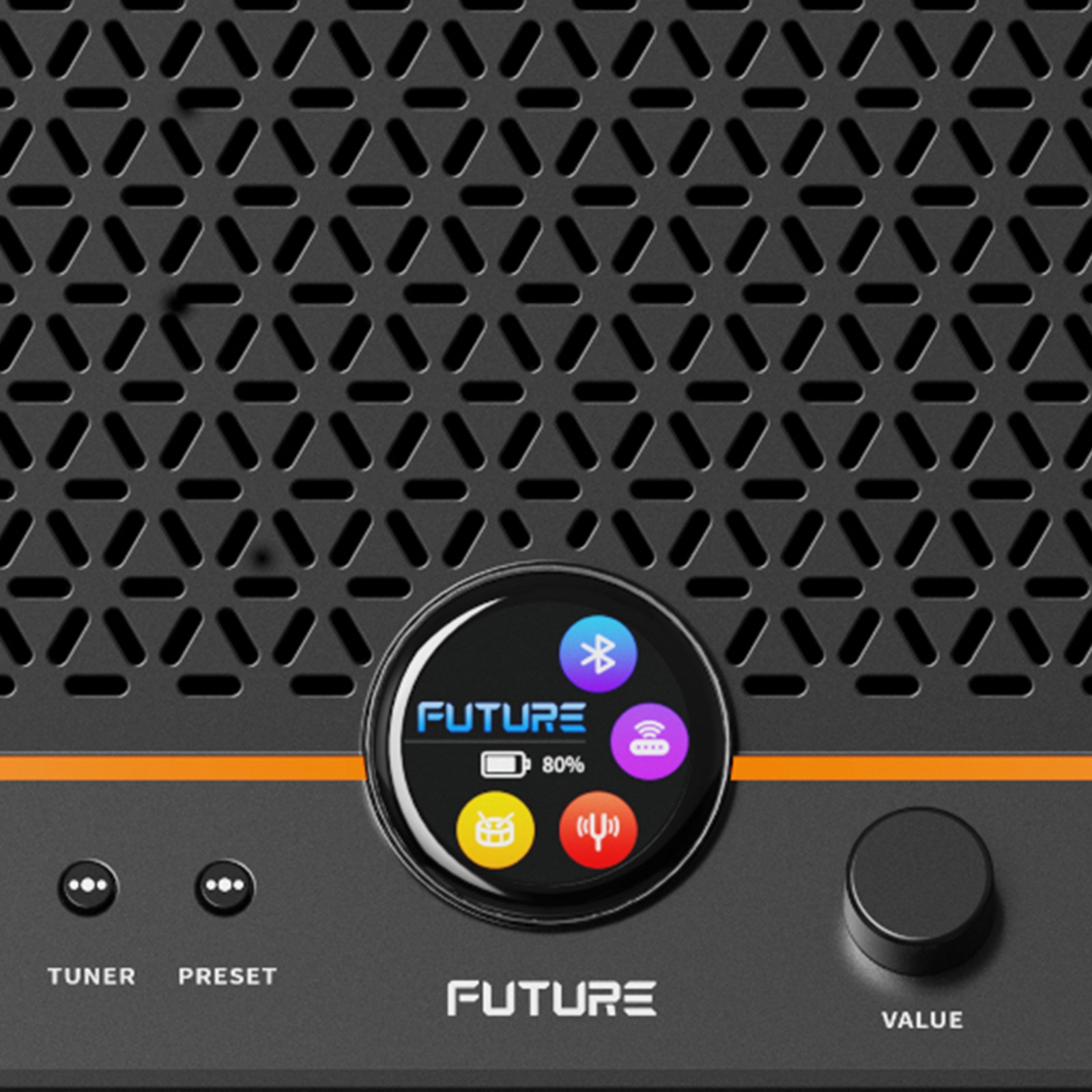 Mooer F40i Li Model. Guitar Combo PB, Detail