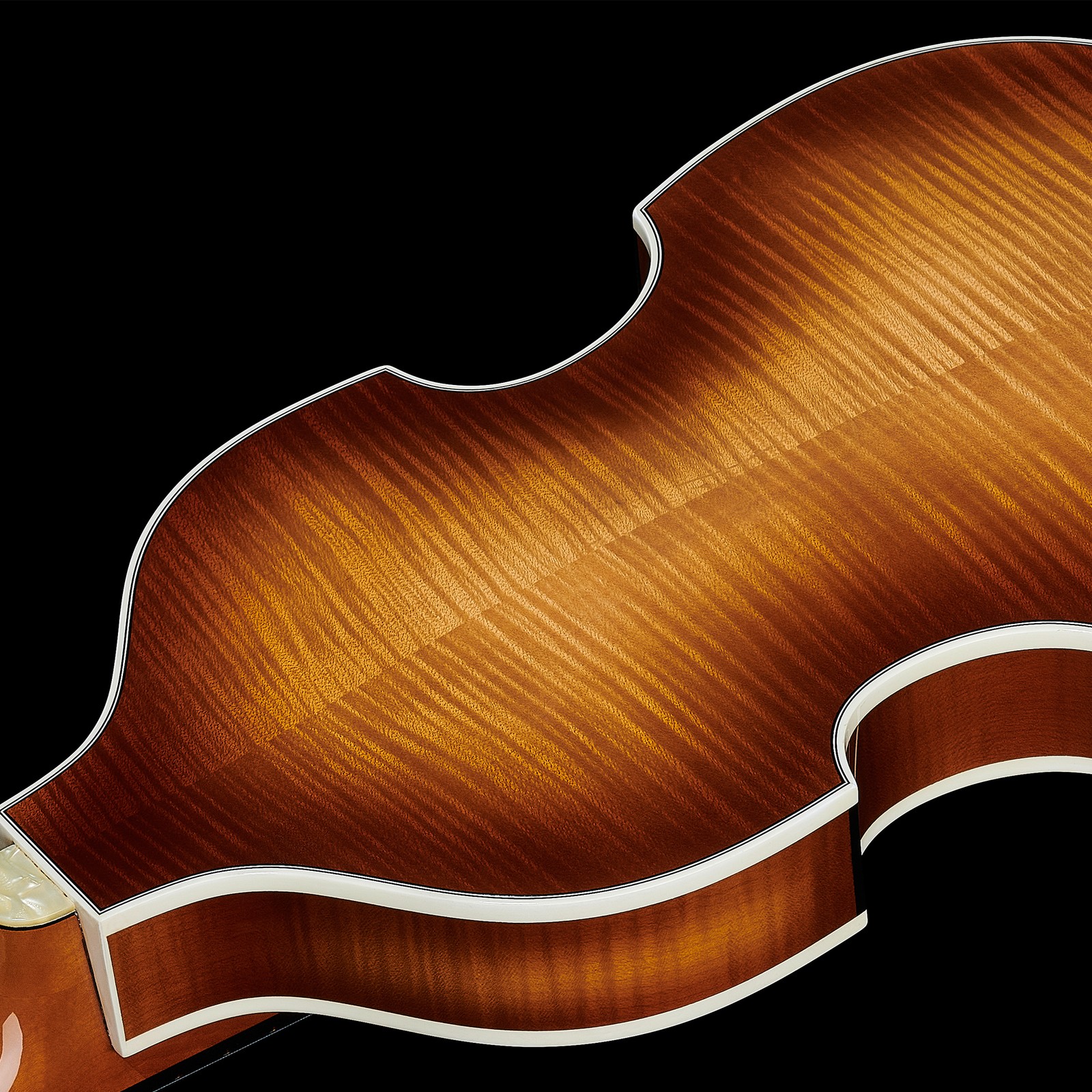 Höfner Violin Roof Top Bass 69, Rückseite