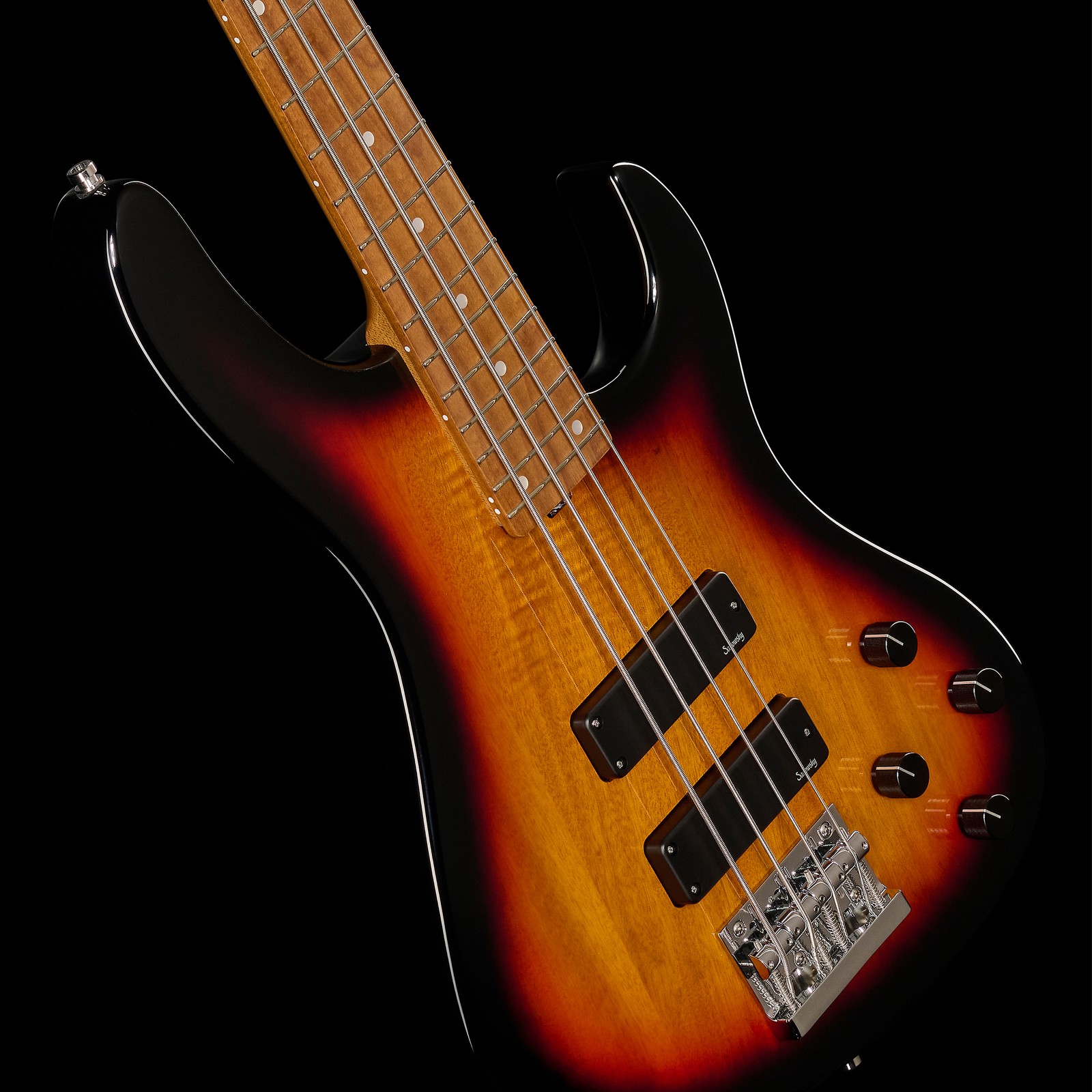 Top, Sadowsky MetroExpress 24-4 Modern Maple Tobacco Sunburst, bass guitar