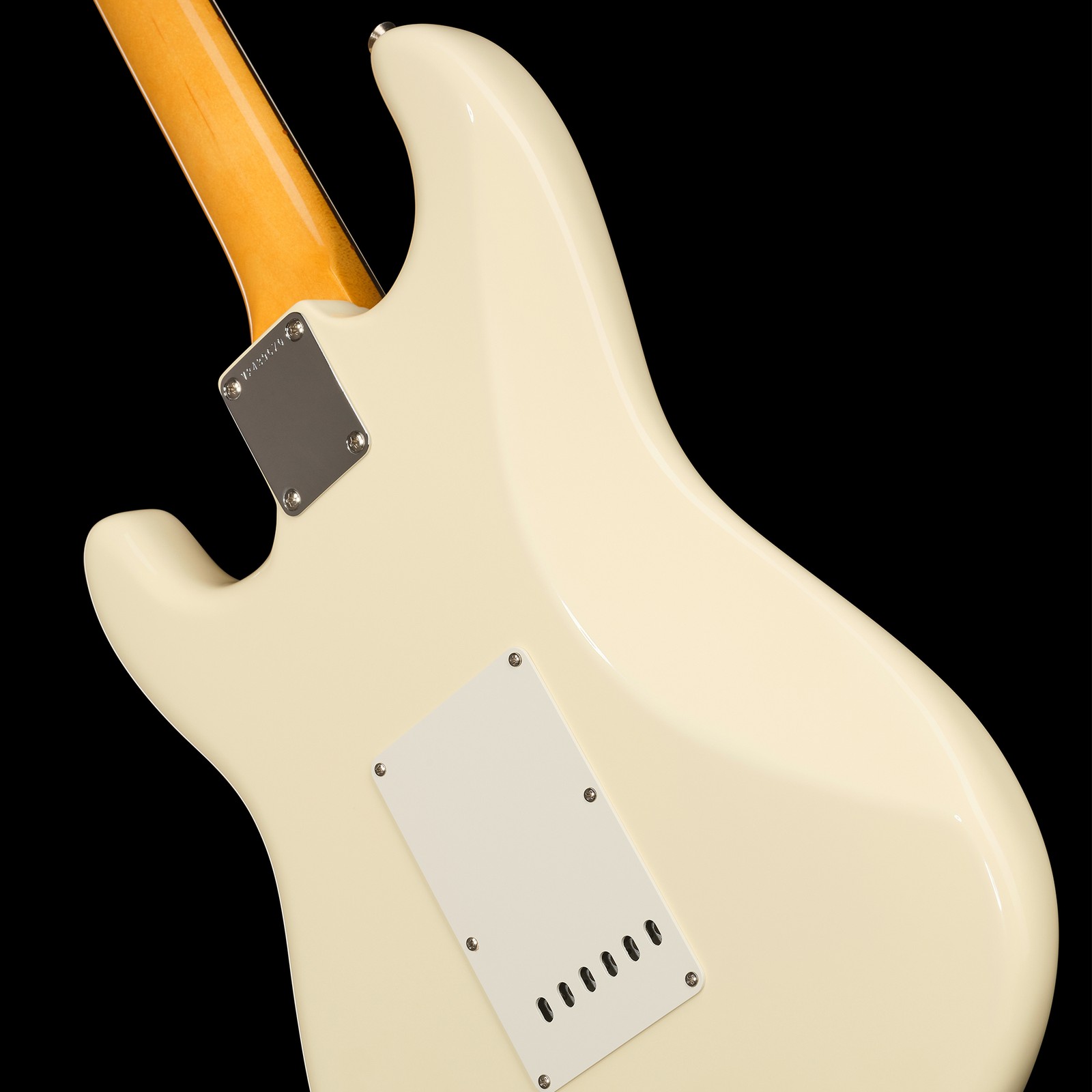 Fender E-Gitarre Stratocaster American Vintage II Olympic White Halsübergang