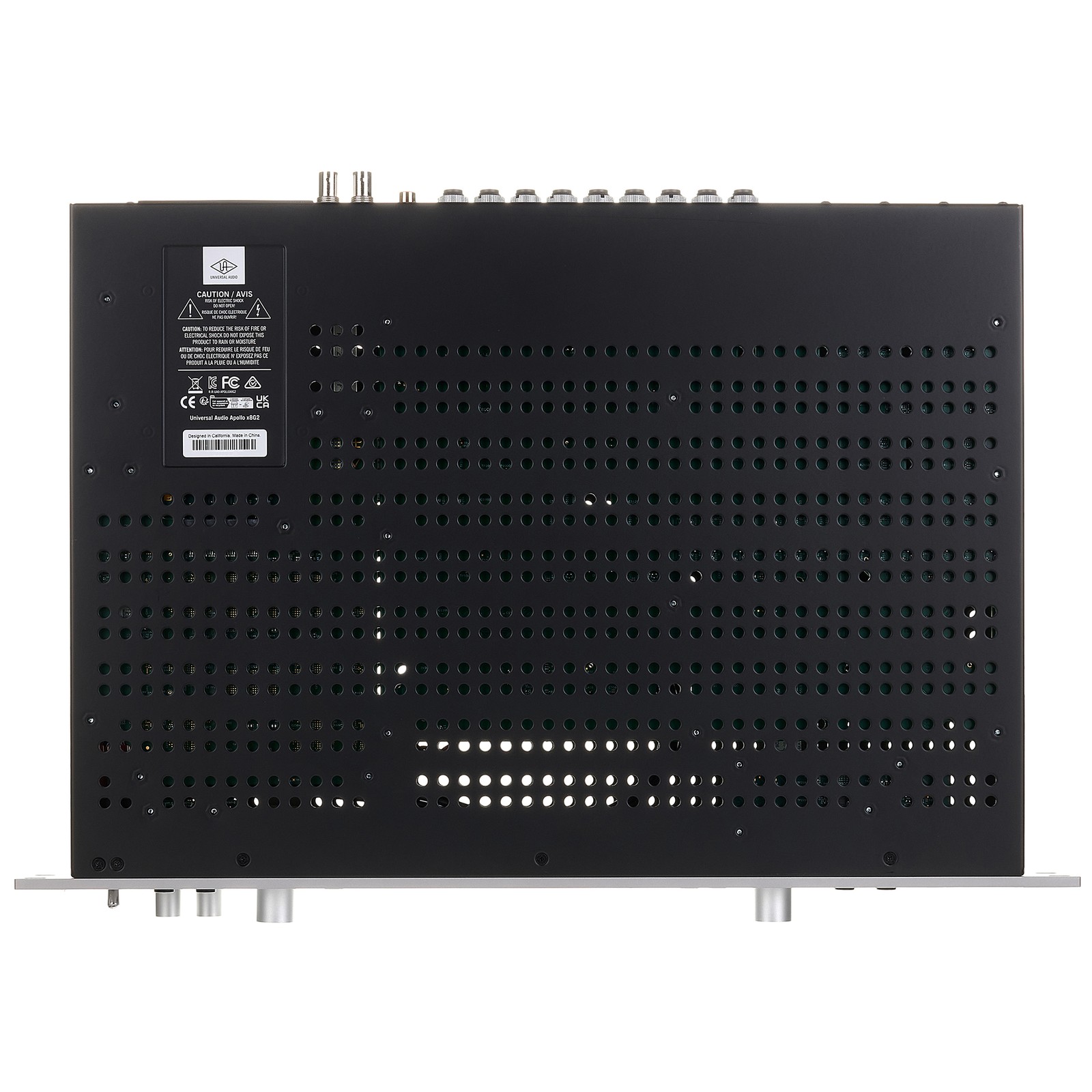Universal Audio Apollo x8 Gen2 Studio+, Ansicht von oben