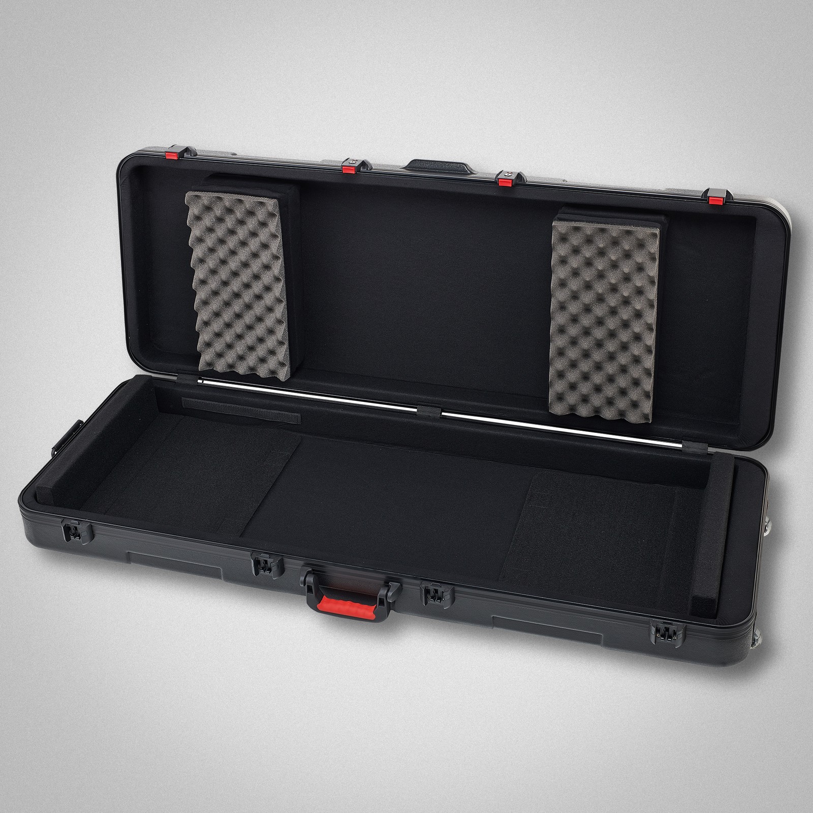 Gator TSA 76 Keyboard Case BK, Keyboardcase offen