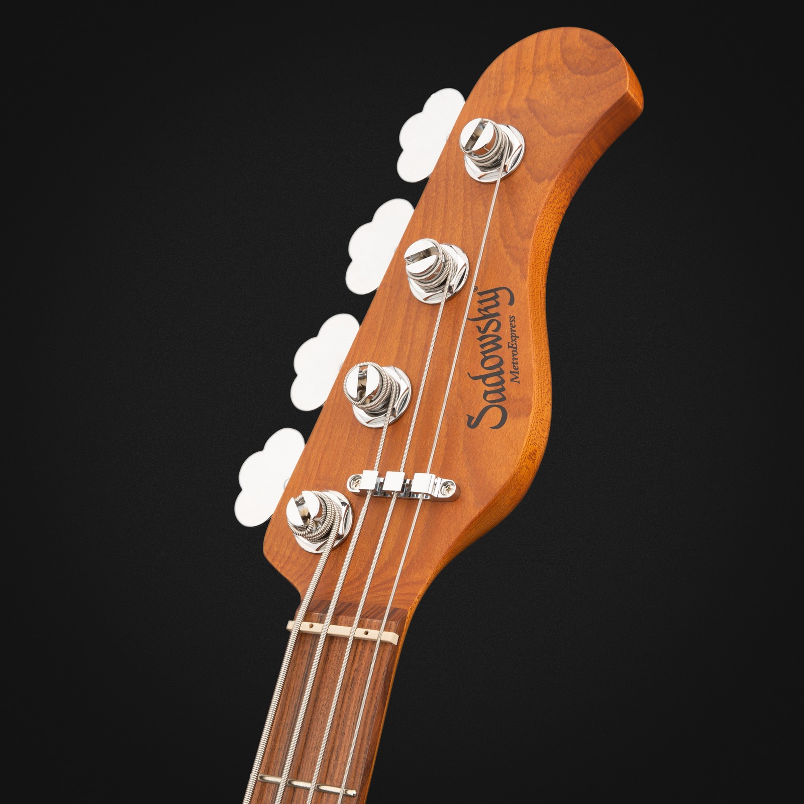 Kopfplatte des Sadowsky MetroExp21 Vint M4 Morado TSB