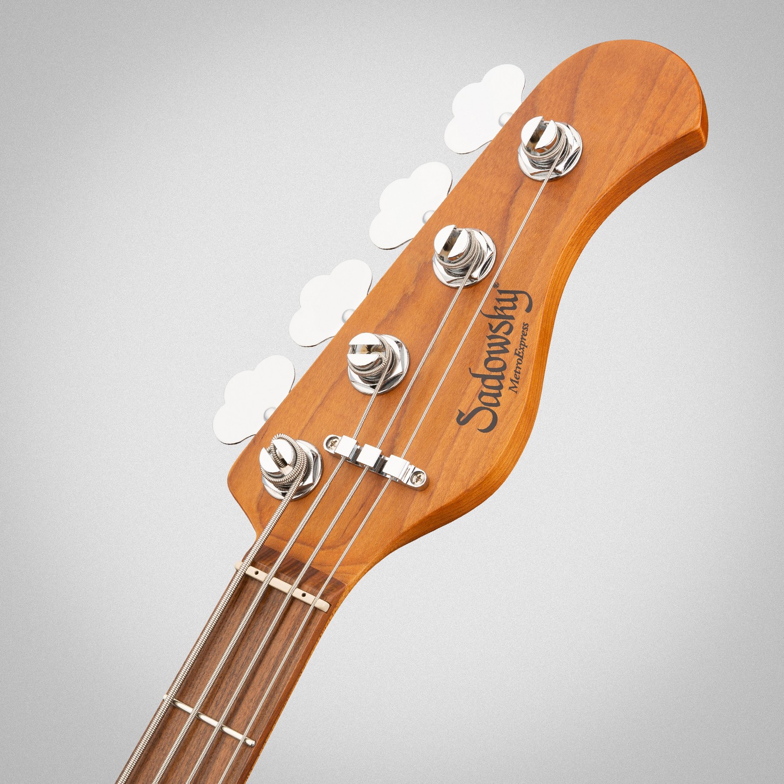 Headstock, Sadowsky MetroExpress 22 Will Lee 4 Black, artist's signature bass