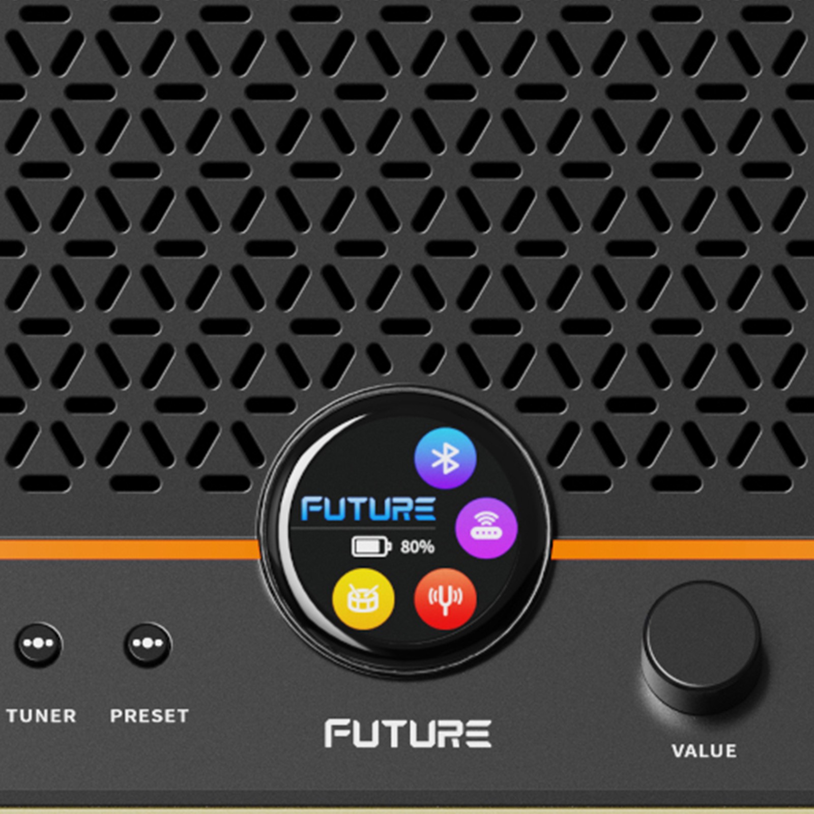 Mooer F40i Li Model. Guitar Combo IG, Detail