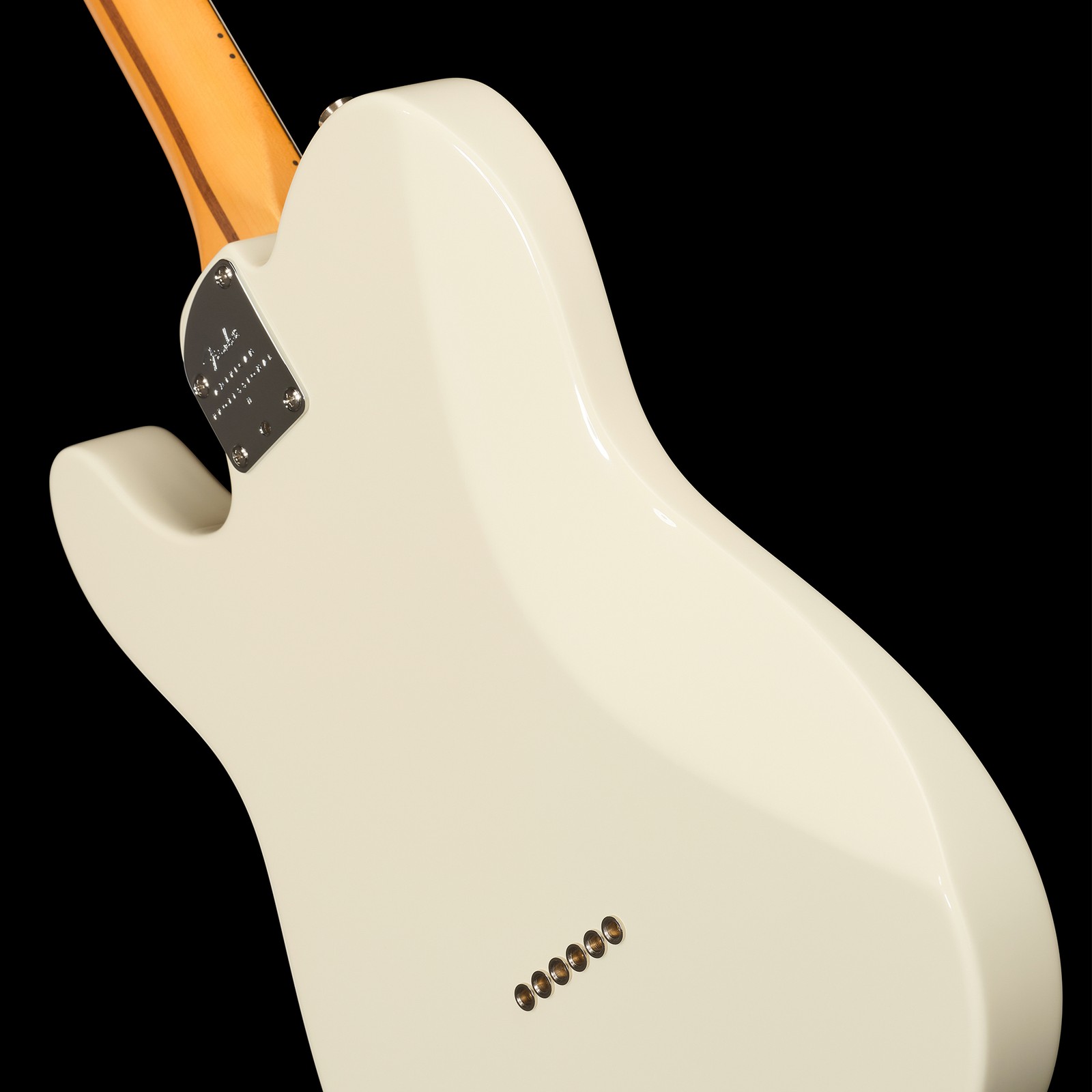 Rückseite der Fender AM Pro II Tele DLX MN OWT