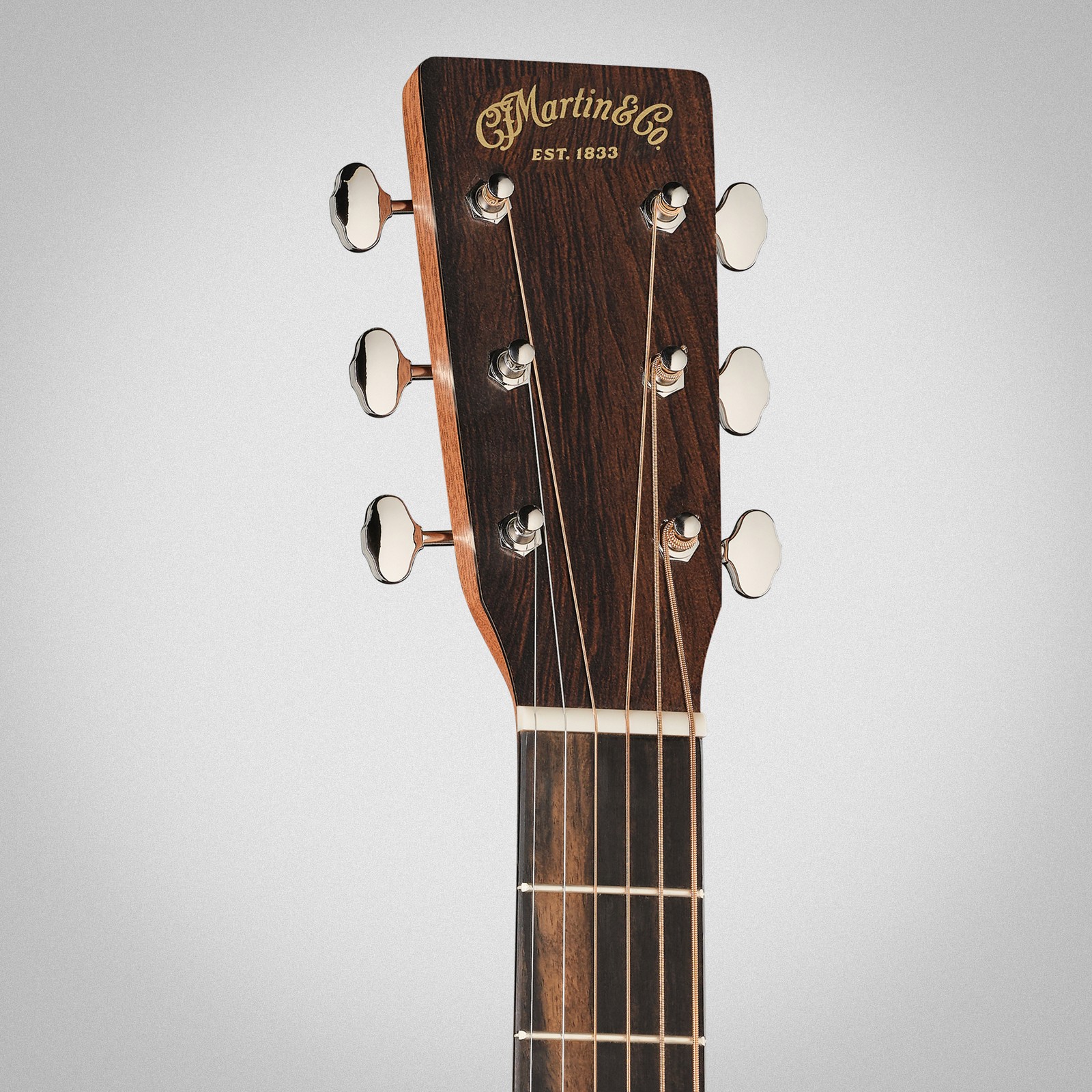 Martin Guitar D-13E Retro Walnut LH, Kopfplatte