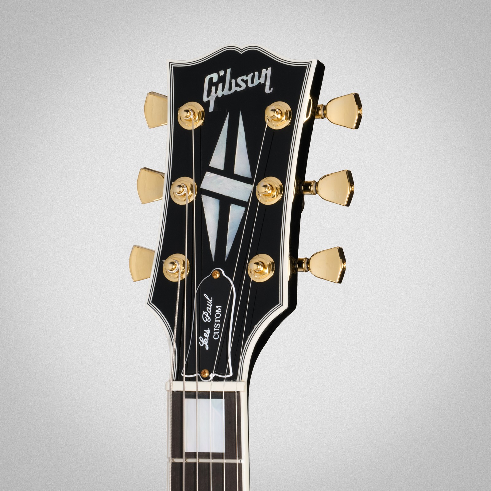 Kopfplatte der Gibson Les Paul Custom 70s Ebony