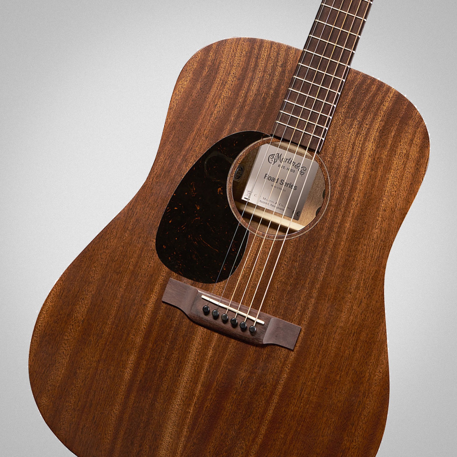 Martin Guitar D-10E Retro Sapele LH, Decke