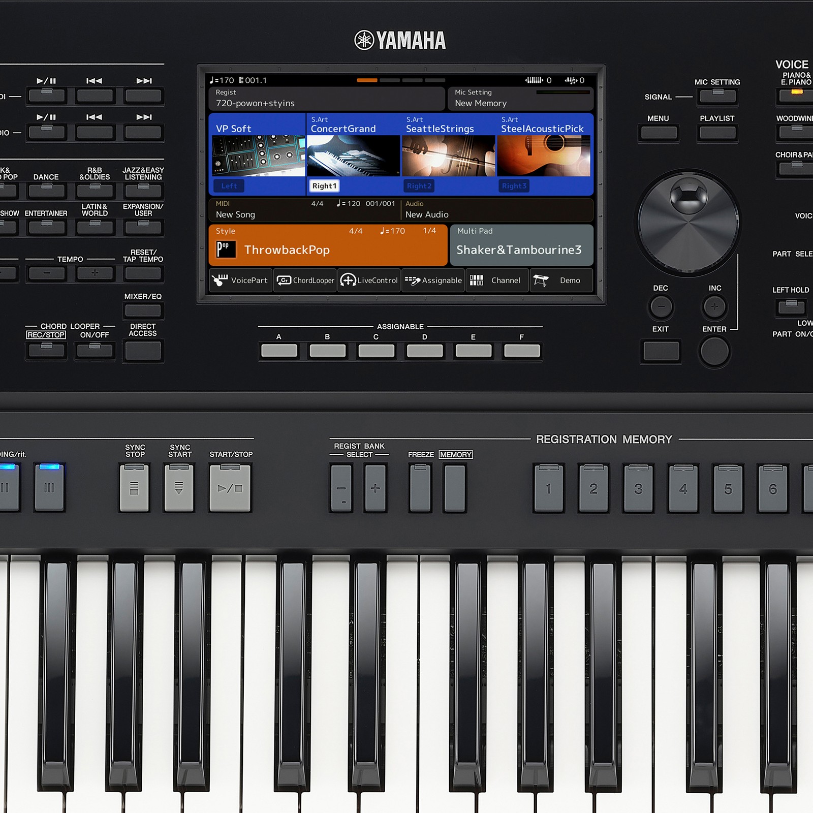 Yamaha PSR-SX720, Logo
