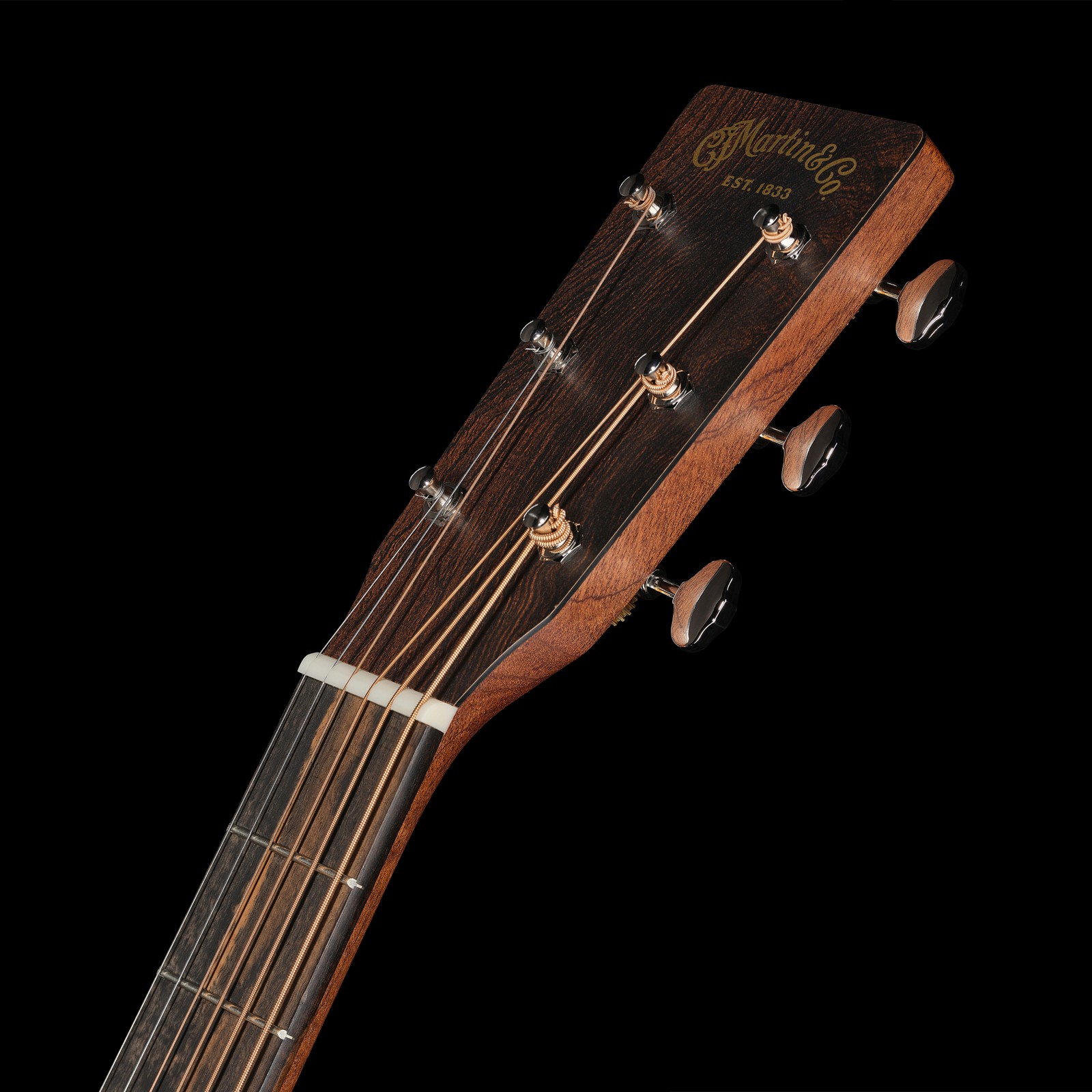 Martin Guitar D-12E Retro Nat LH, Kopfplatte