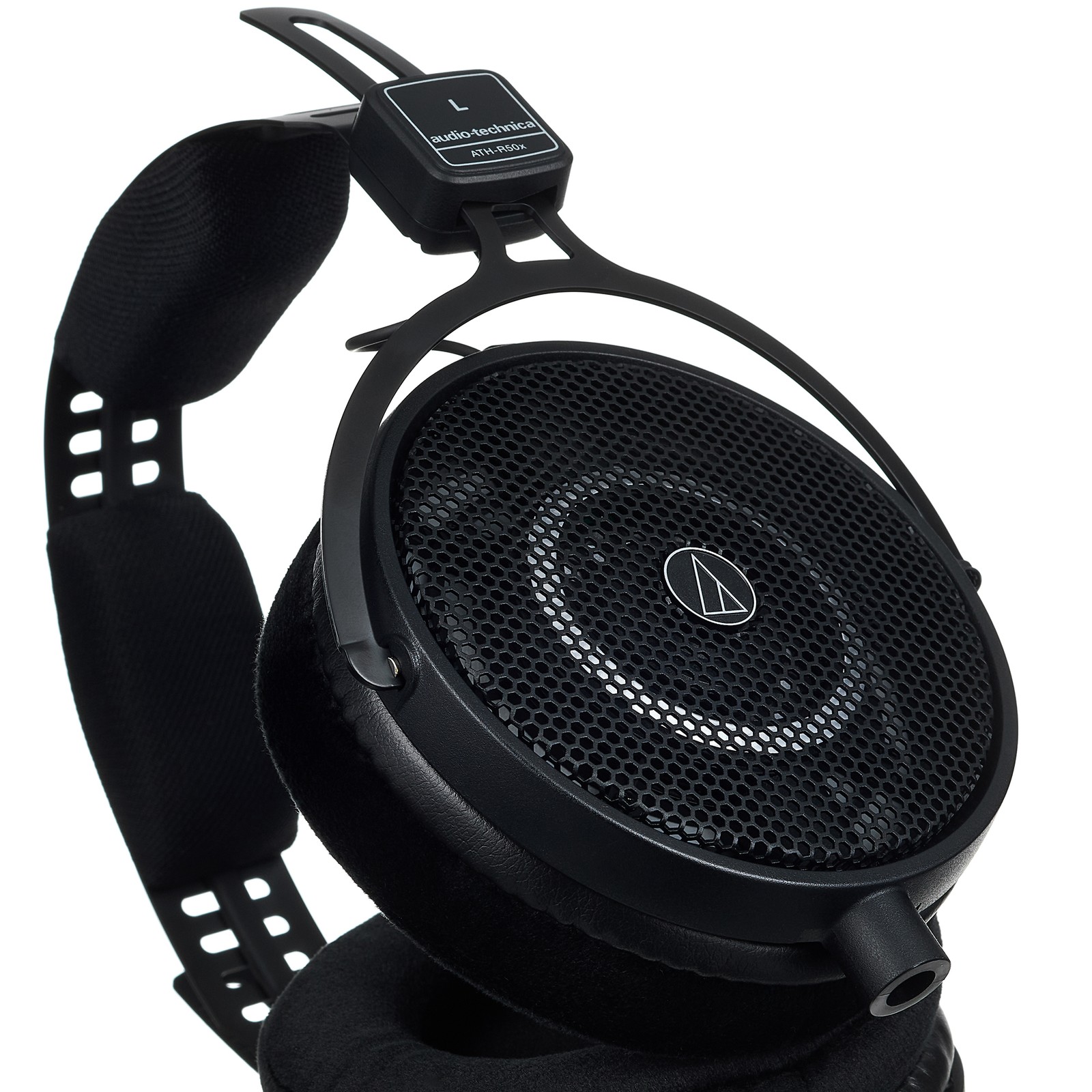 Detail des Logos auf dem Studio Kopfhörer