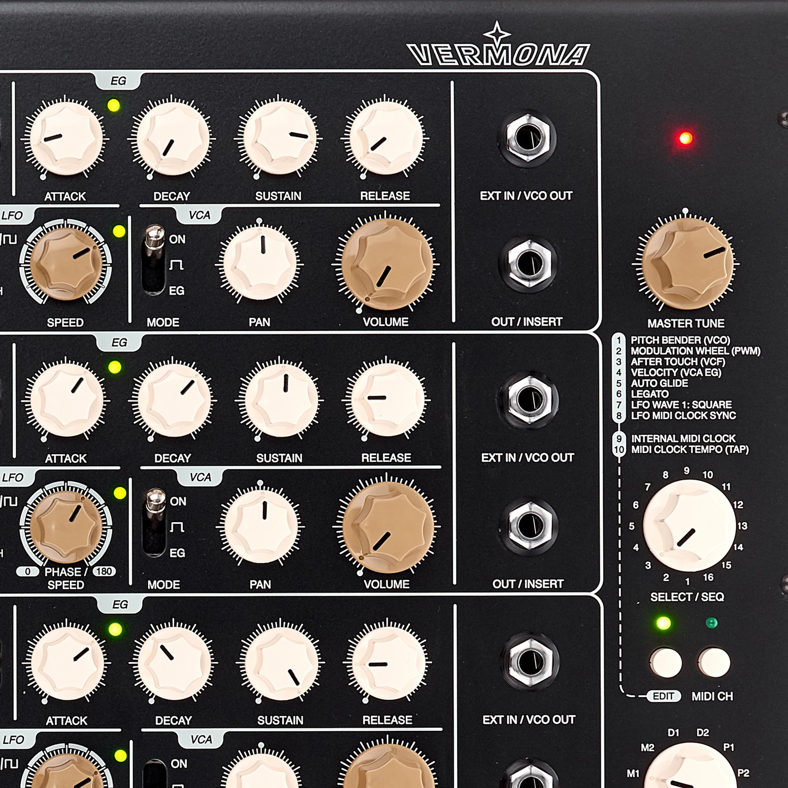 Vermona PERfourMER MkII, Logo