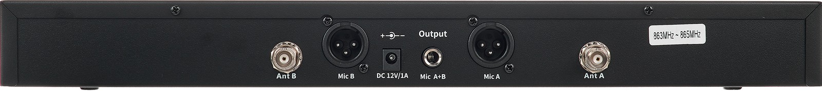 Rückseite des Superlux UK82