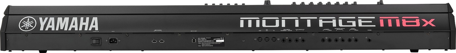 Yamaha Montage M8X, Rückseite