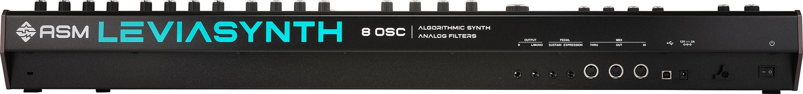 ASM Leviasynth Keyboard, Rückseite