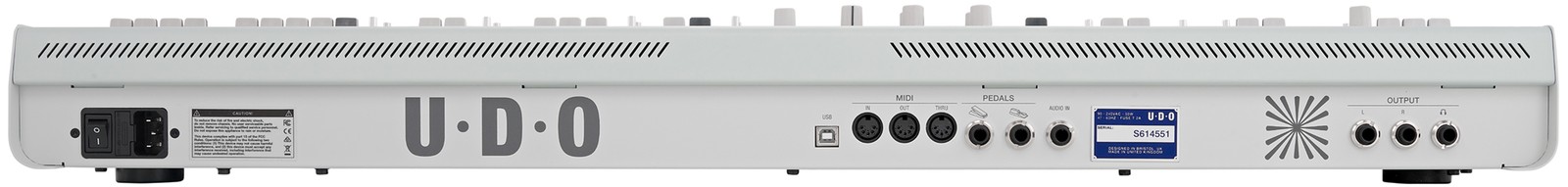UDO Audio Super 6 White SE, Rückseite