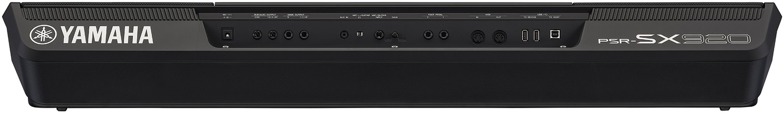 Yamaha PSR-SX920, Rückseite