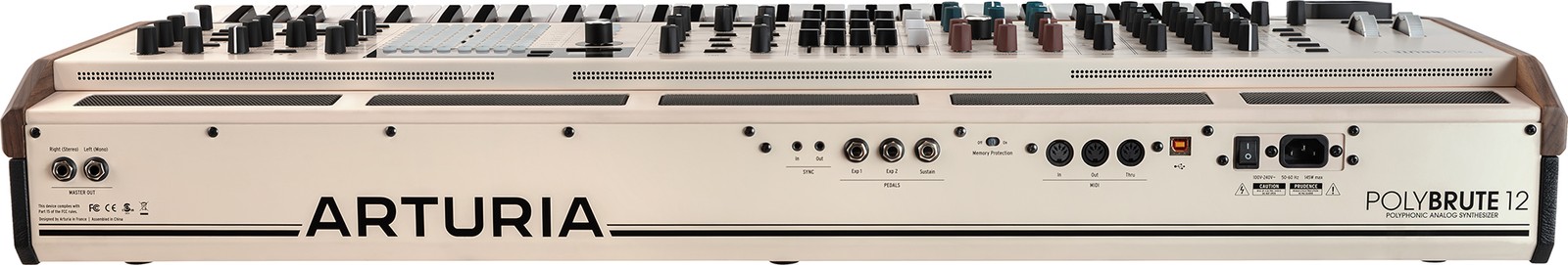 Arturia Polybrute 12, panel trasero