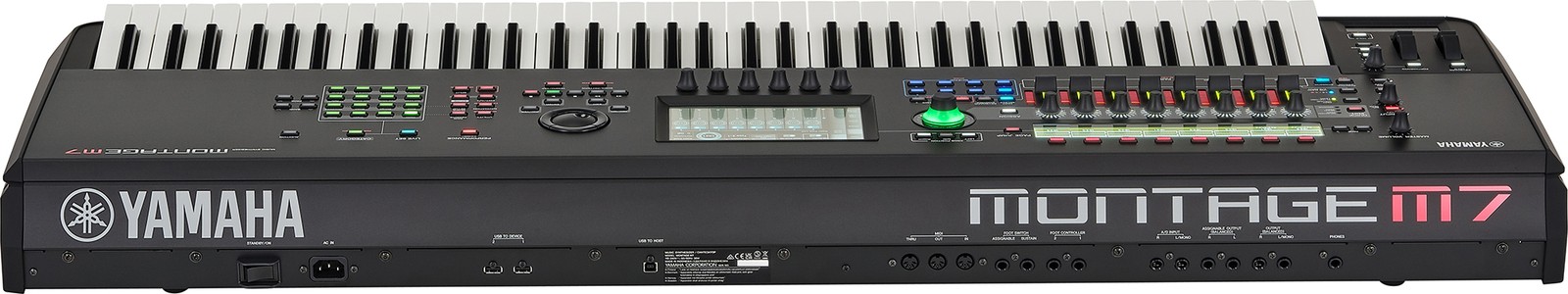 Yamaha Montage M7, Rückseite