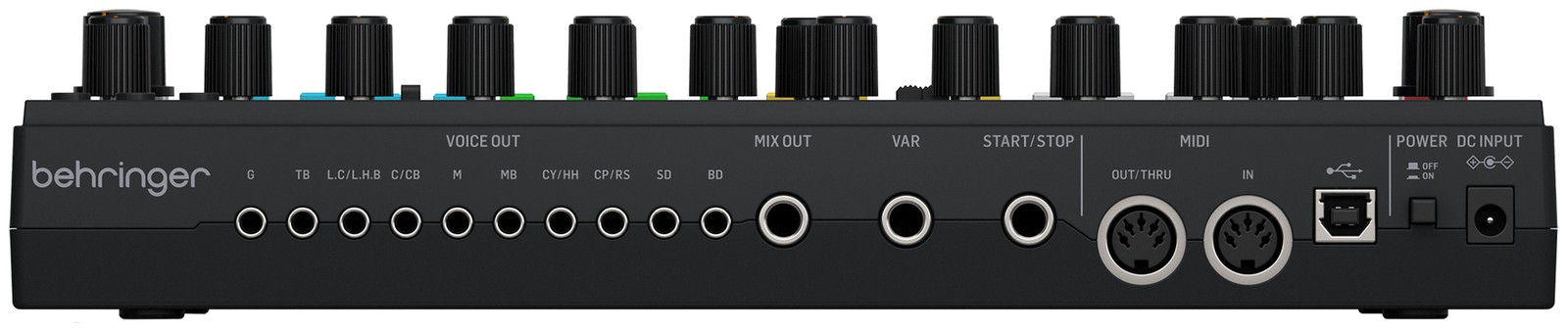 Rückseite des Behringer RD-78